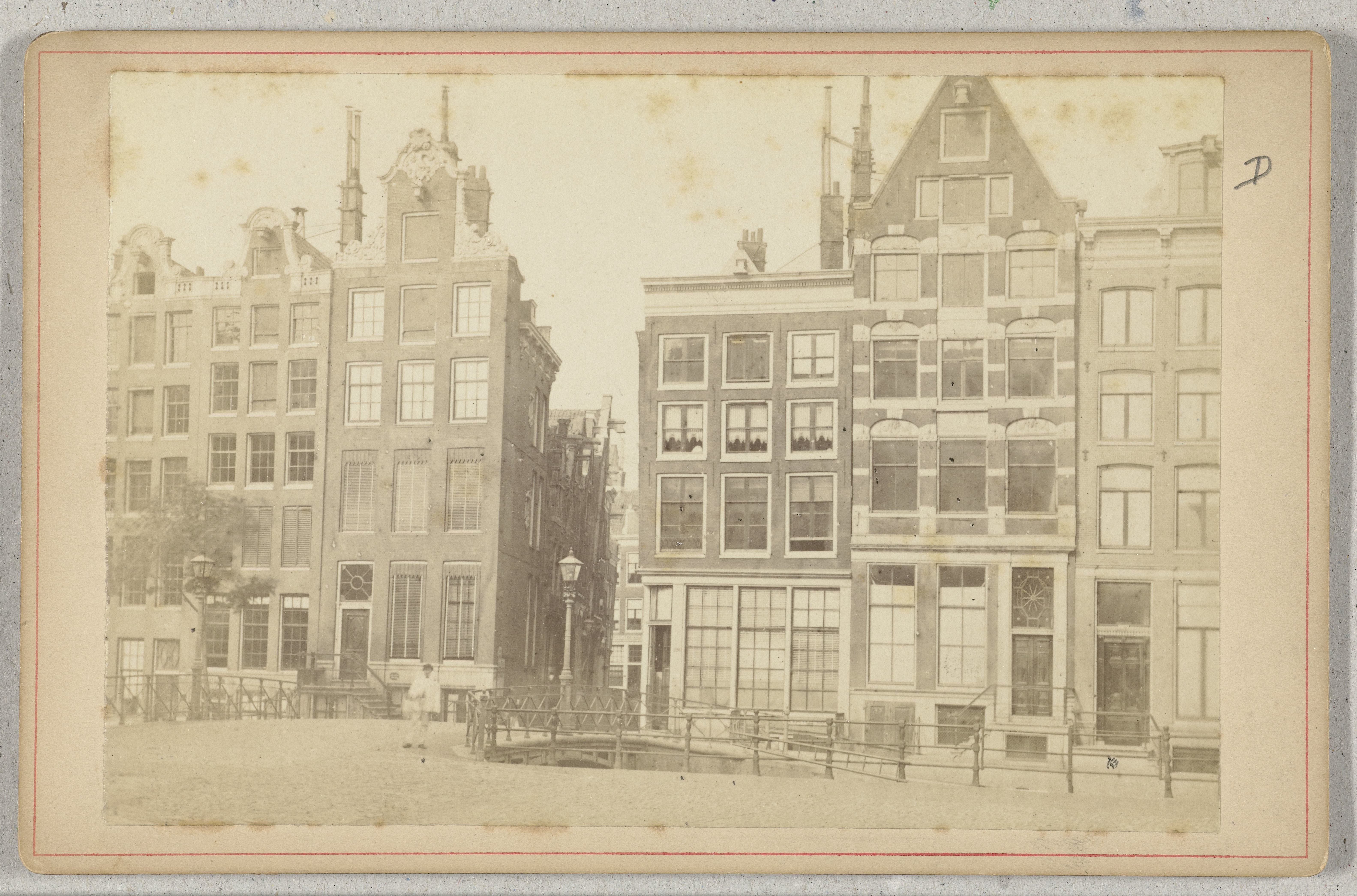 Huizen aan de Nieuwezijds Achterburgwal, Amsterdam
