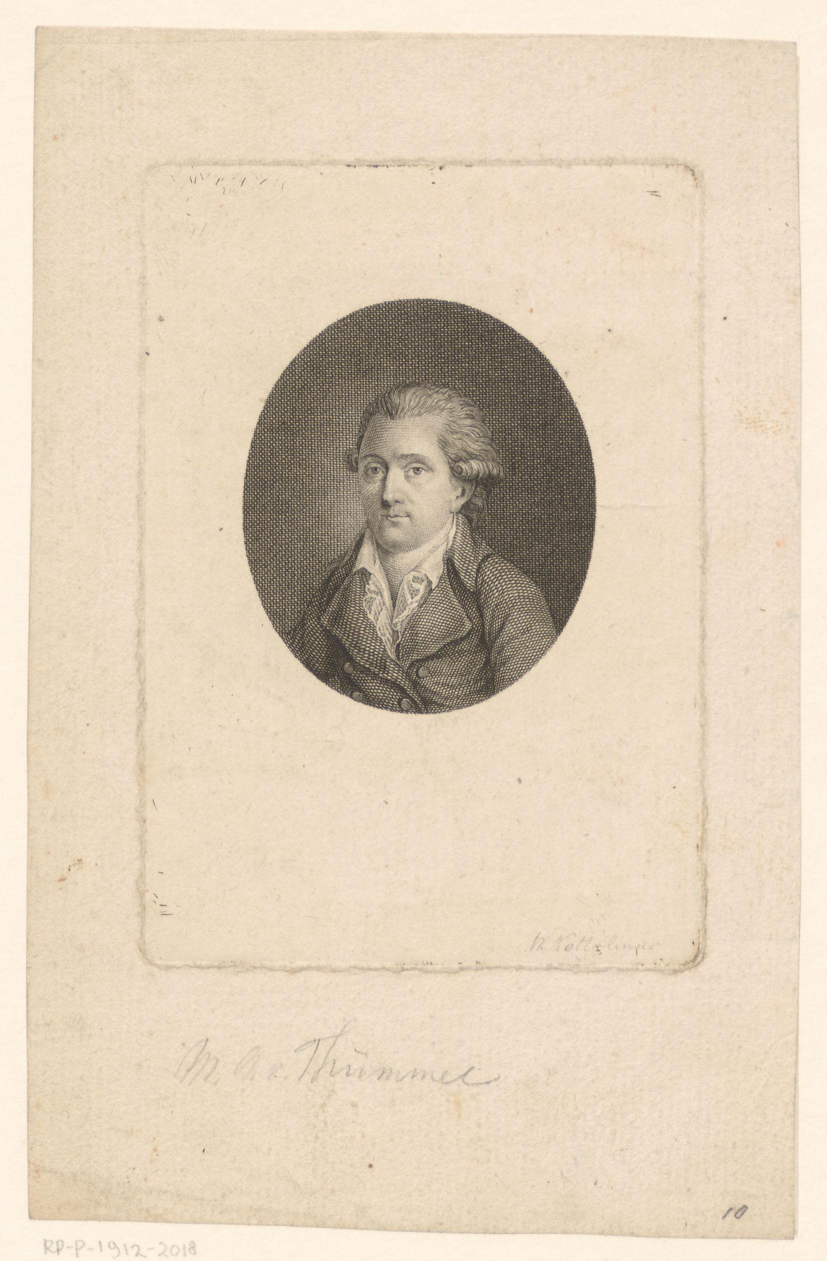 Portret van Moritz August von Thümmel