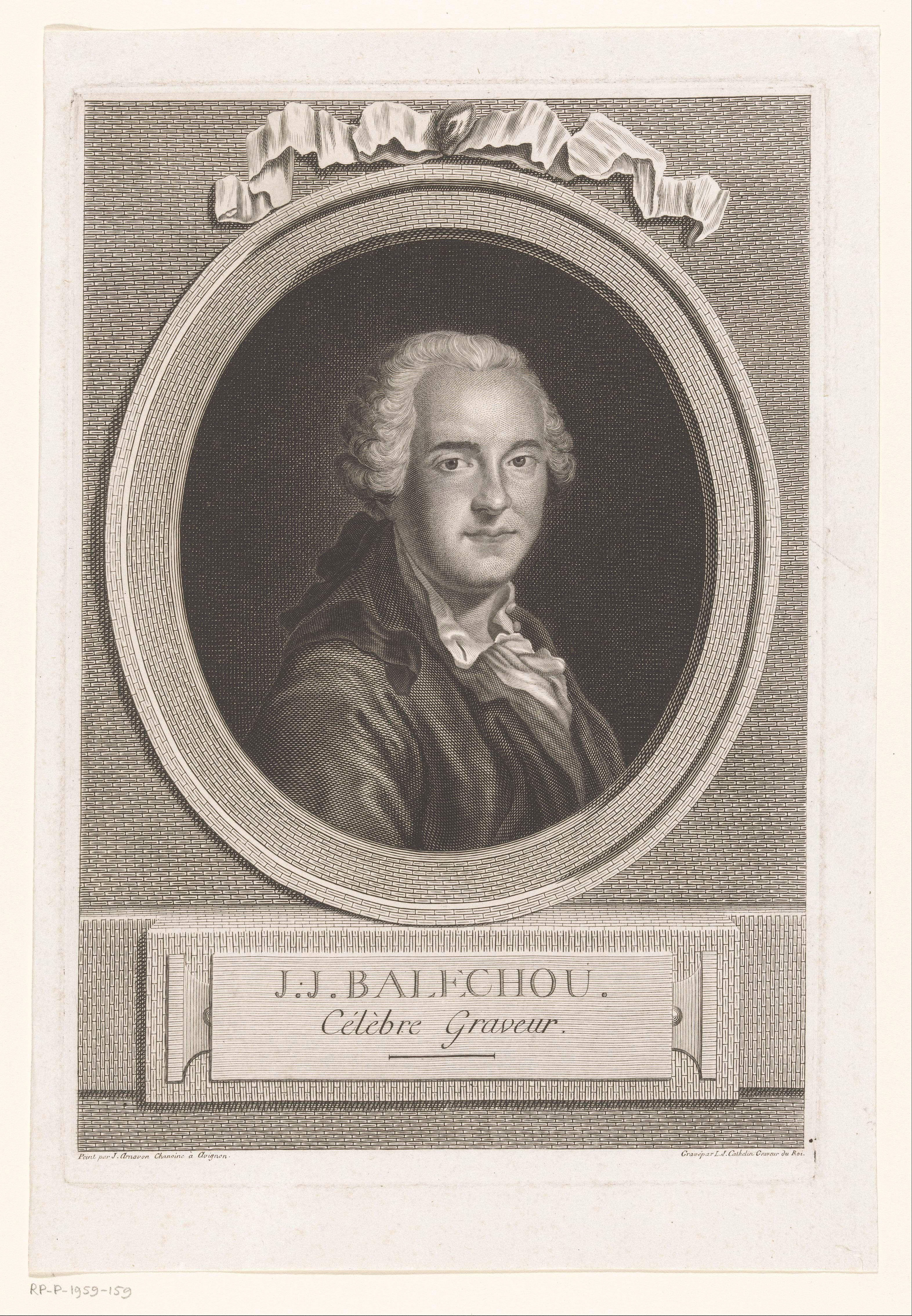 Portret van Jean Joseph Baléchou