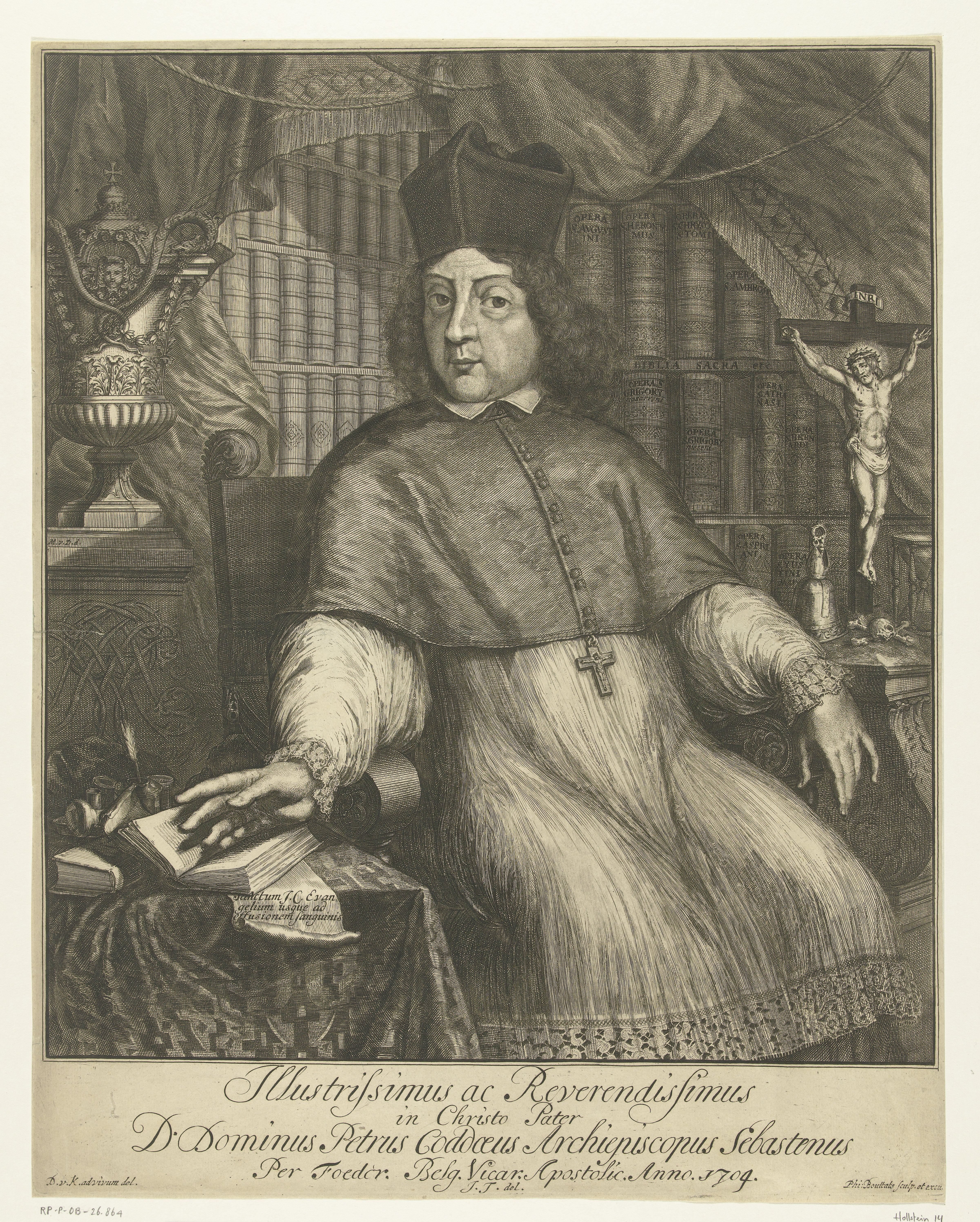 Portret van Petrus Codde, aartsbisschop van Utrecht