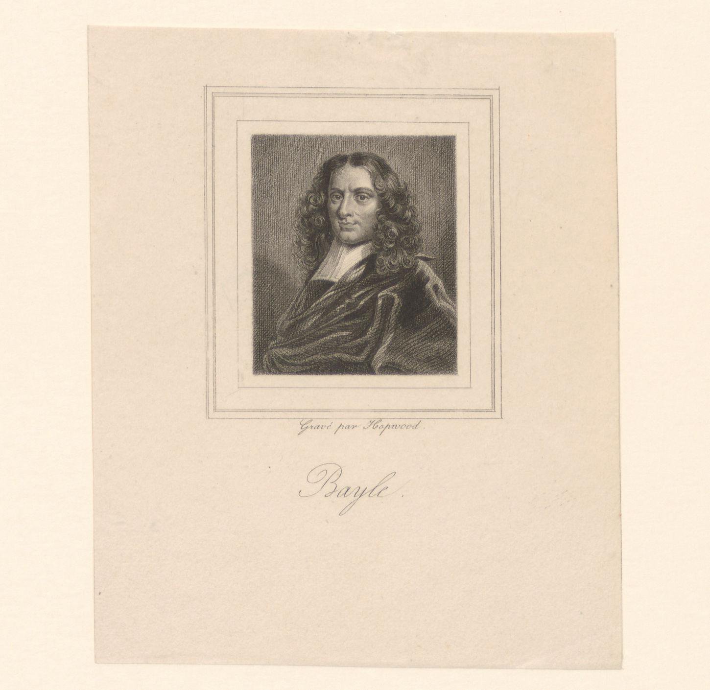 Portret van Pierre Bayle