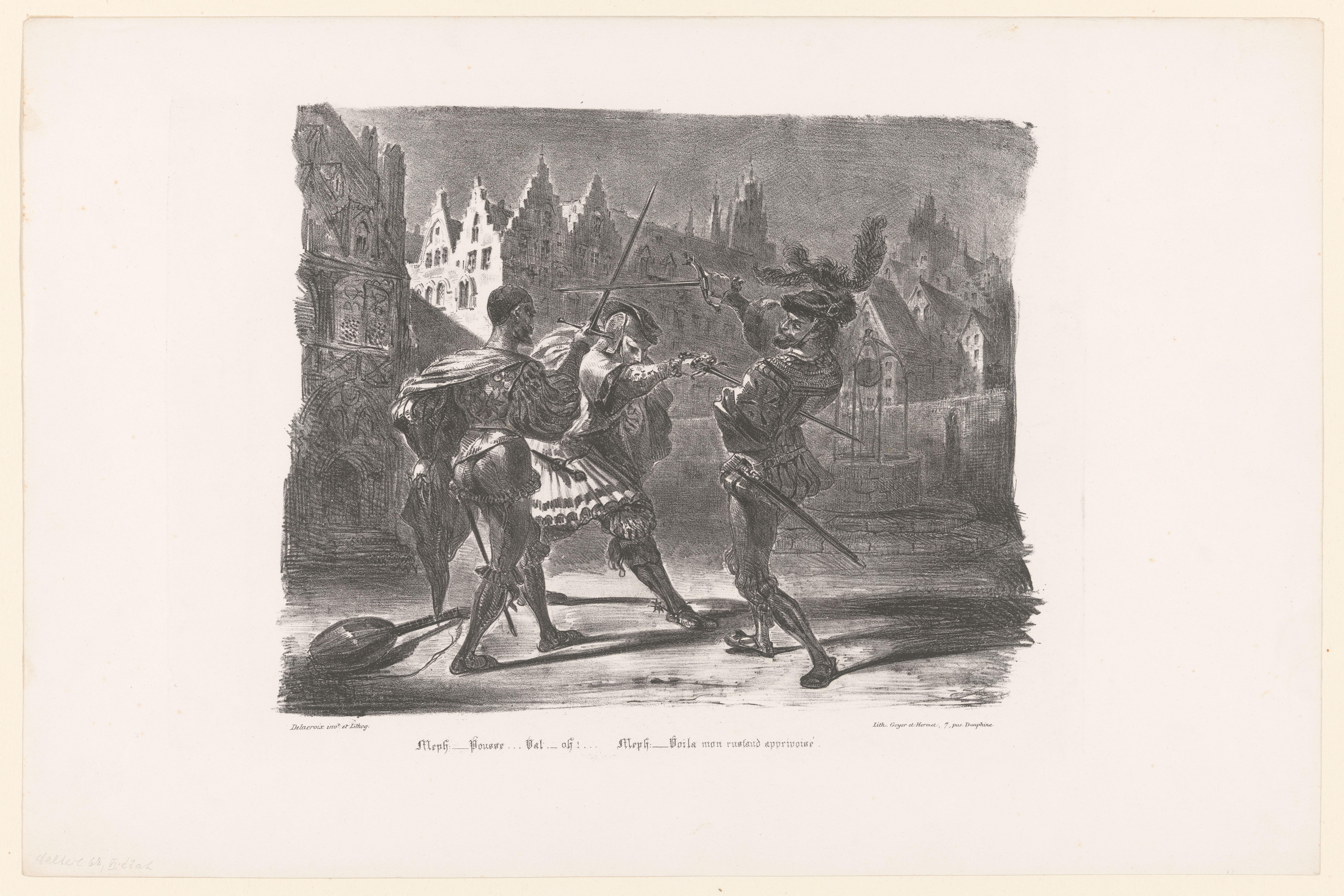 Duel tussen Faust en Valentin