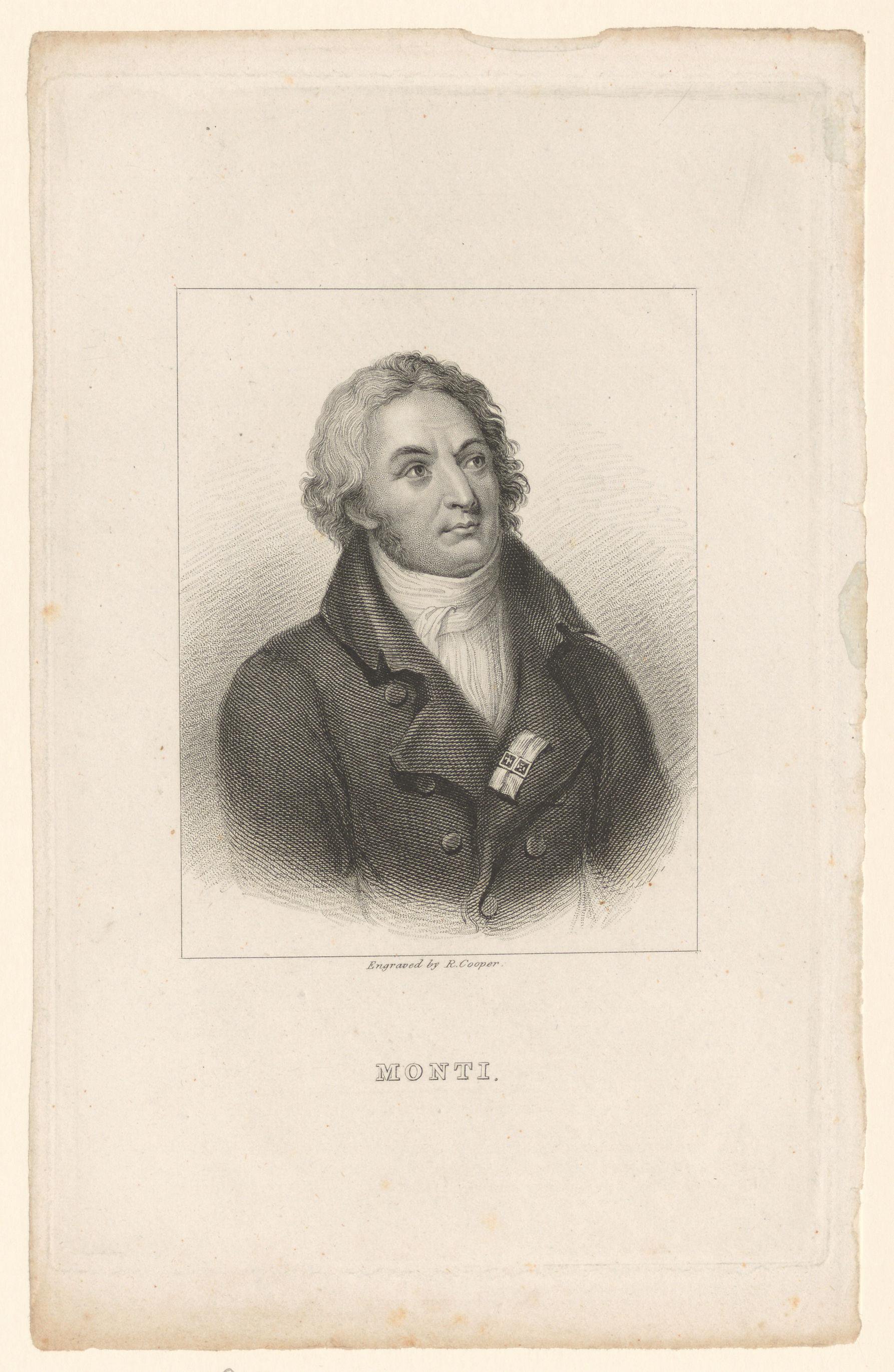 Portret van Vincenzo Monti