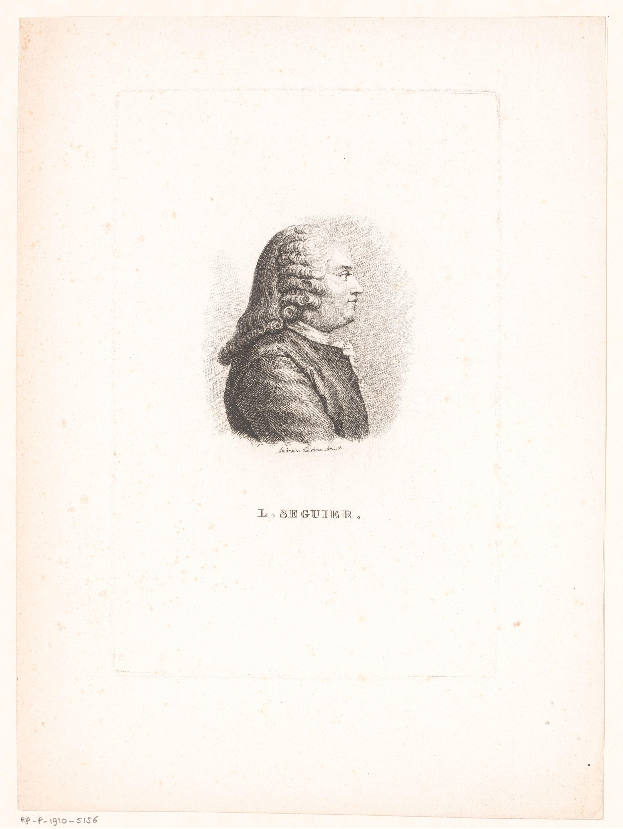 Portret van Antoine-Louis Séguier
