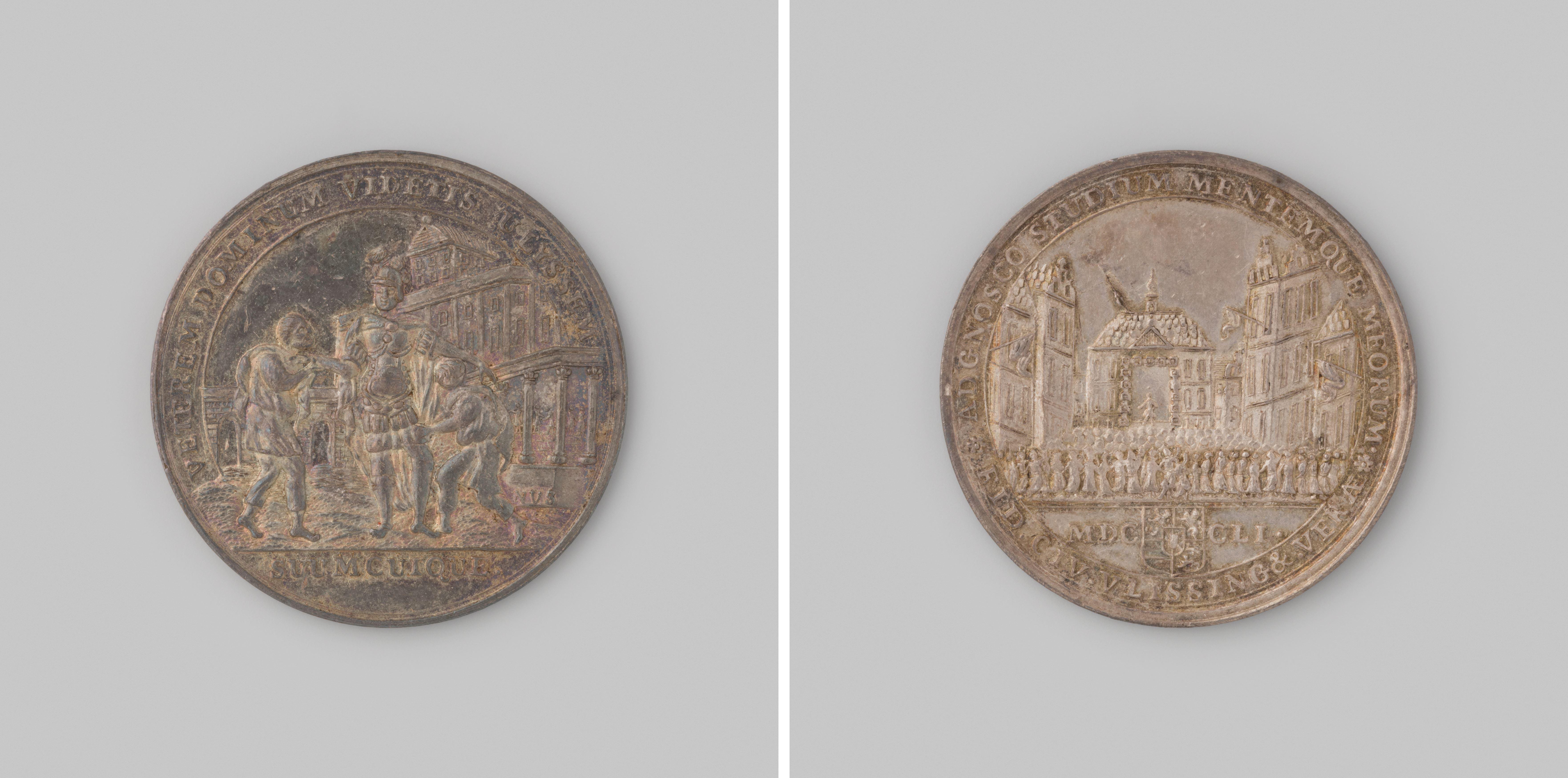 Inhuldiging van Prins Willem IV als markies van Veere en Vlissingen