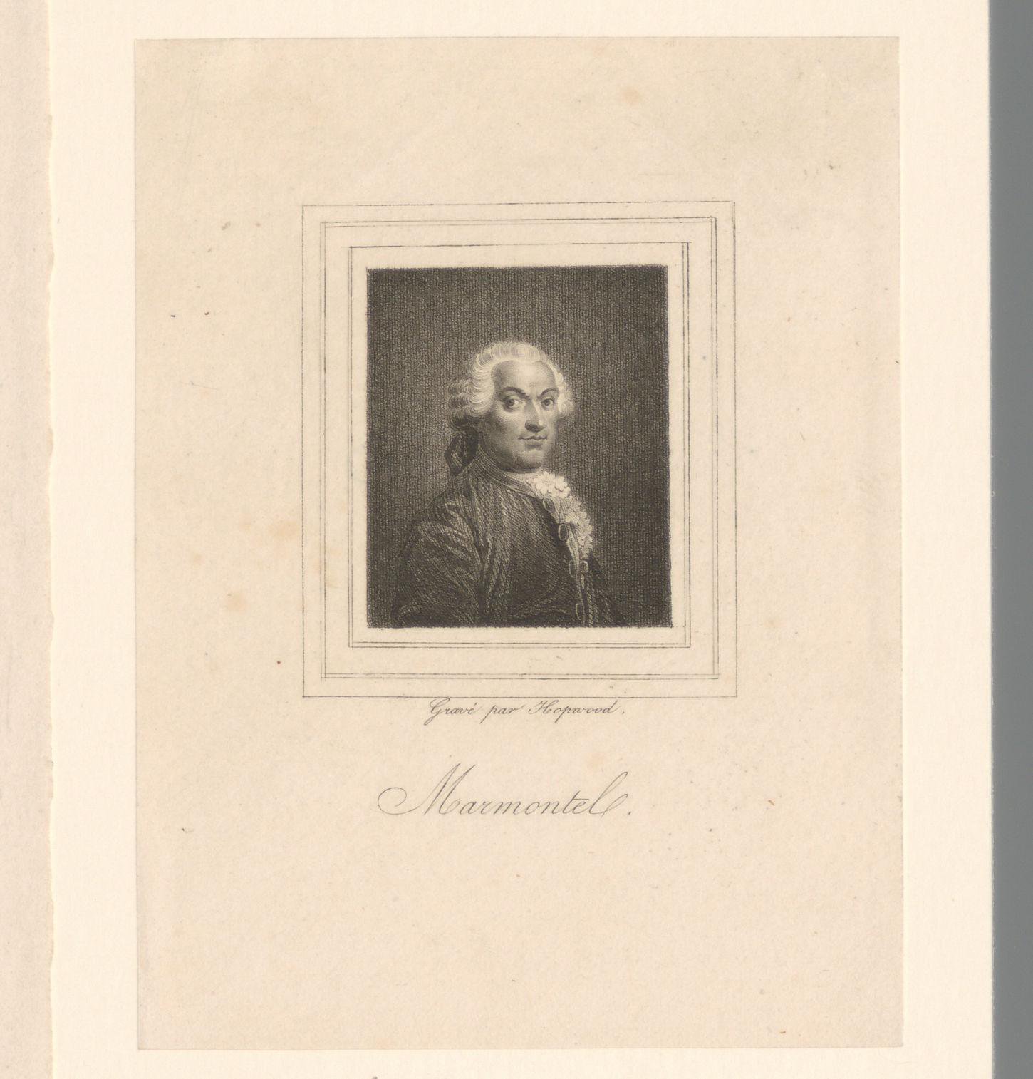 Portret van Jean-François Marmontel