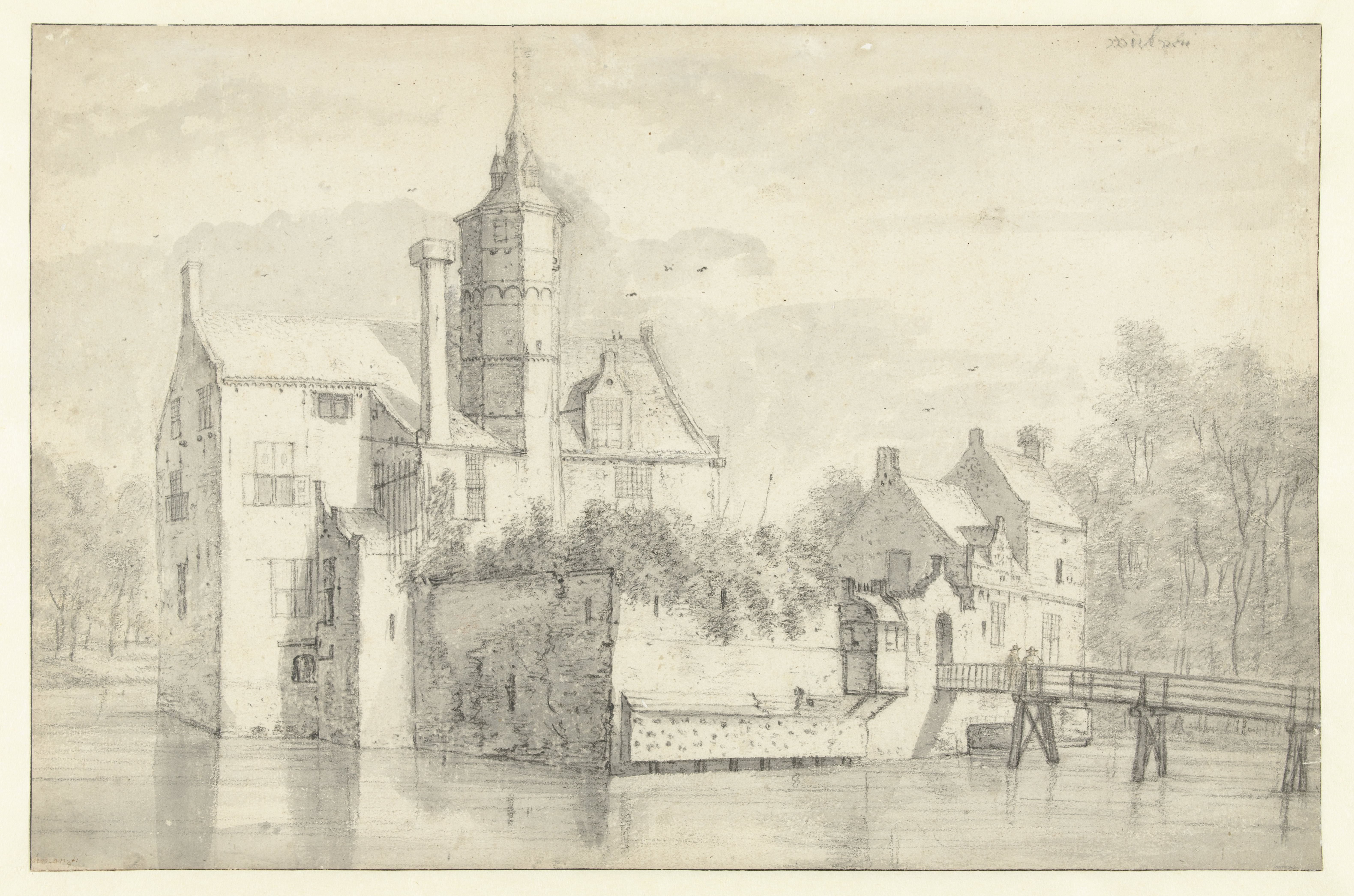 View of Kasteel Wulven, Seen from the South