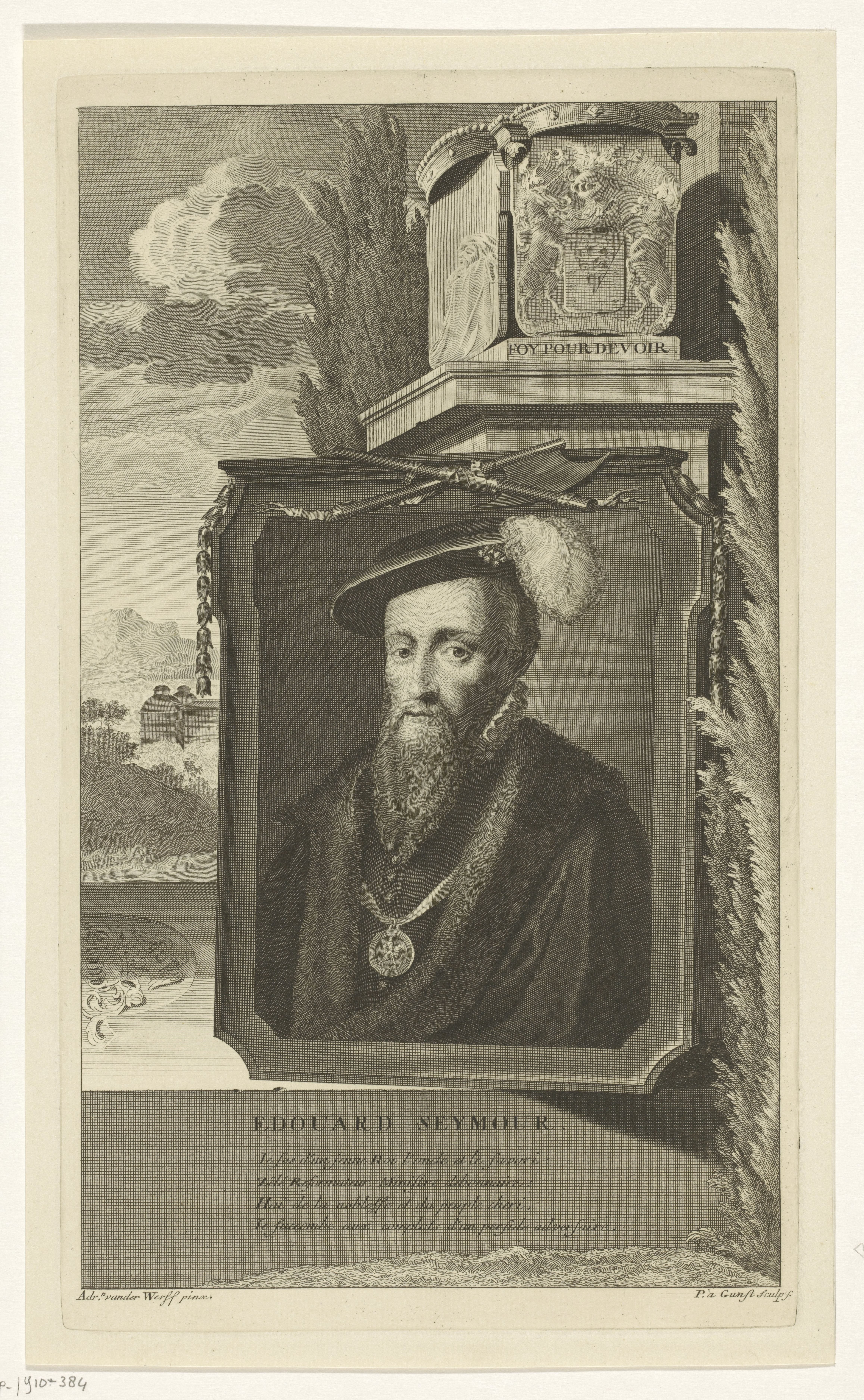 Portret van Edward Seymour, hertog van Summerset