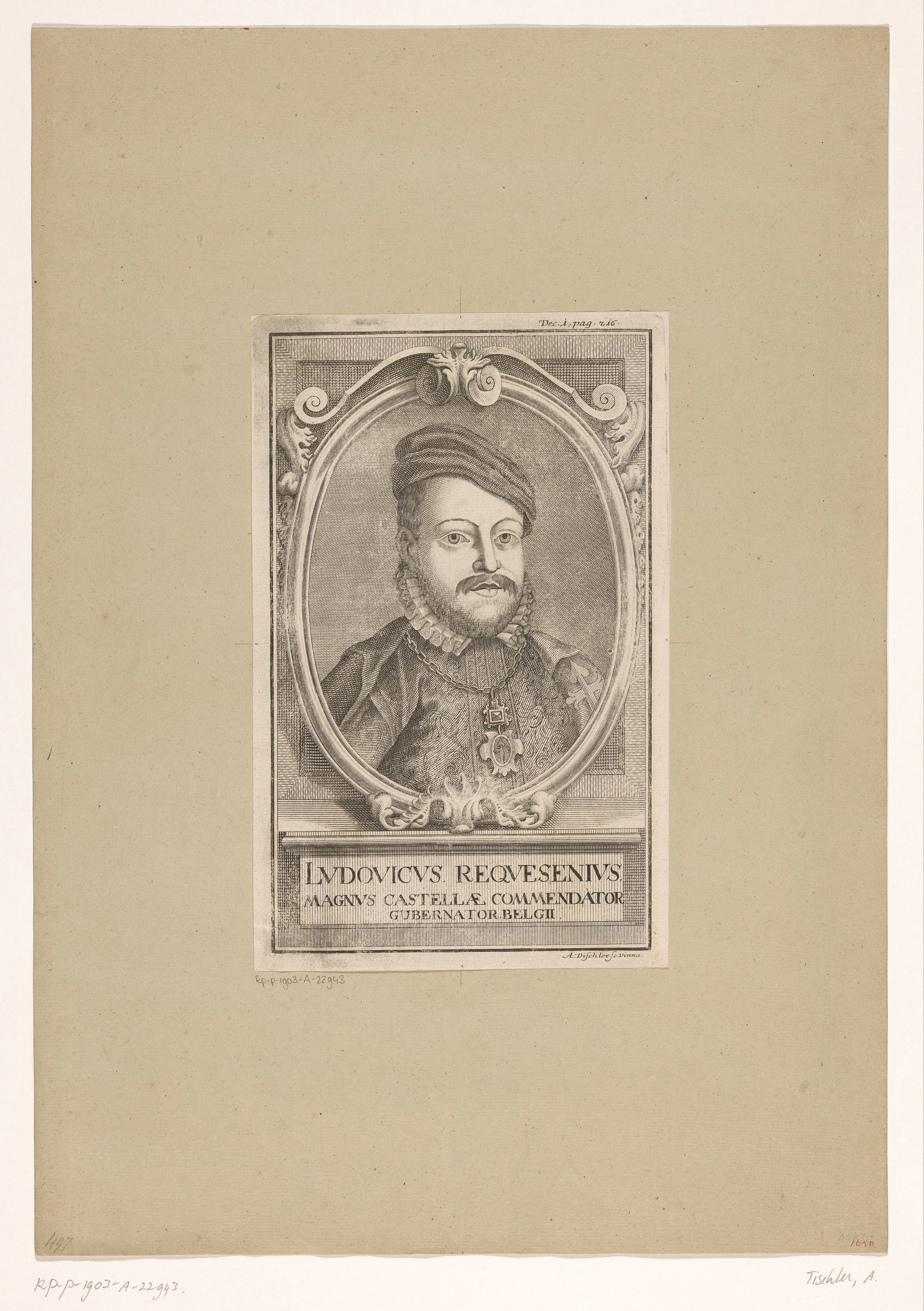 Portret van Luis de Requesens y de Zuñiga