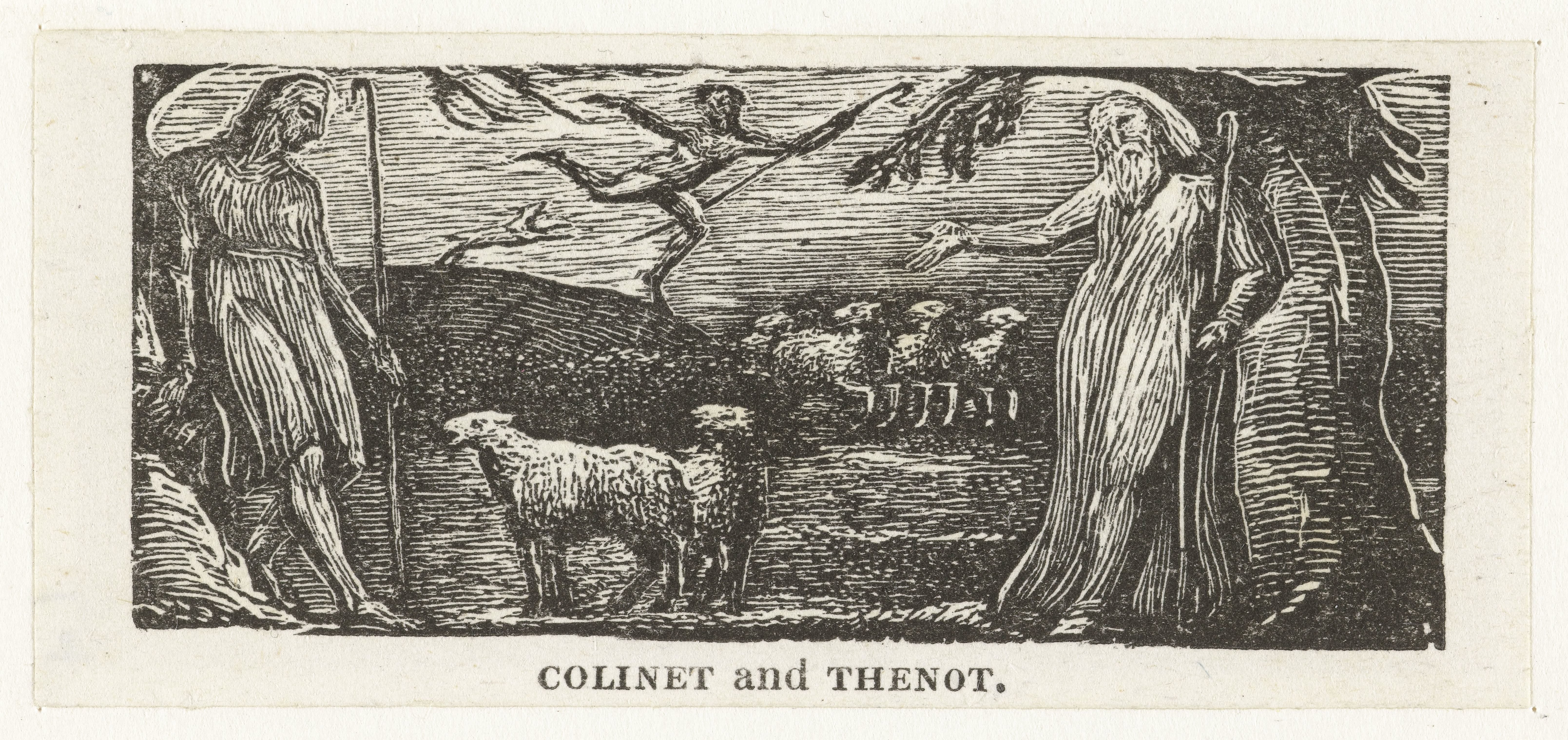 Thenot en Colinet discussiëren, Lightfoot op de heuvel