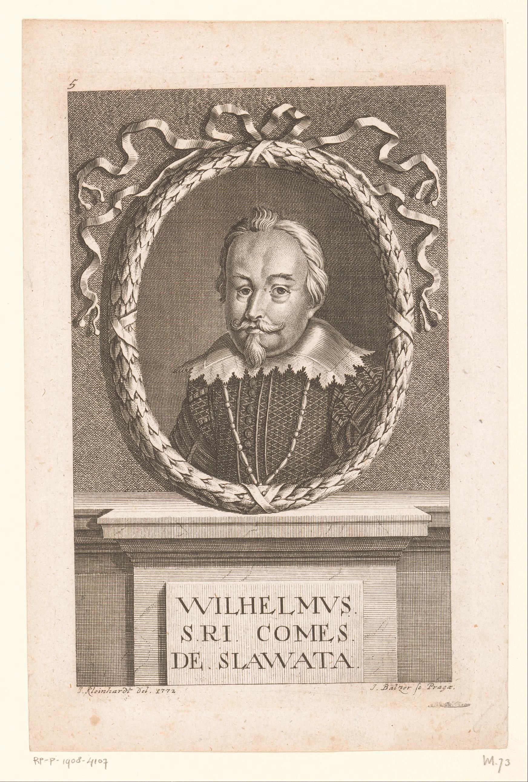 Portret van Wilhelm von Slawata