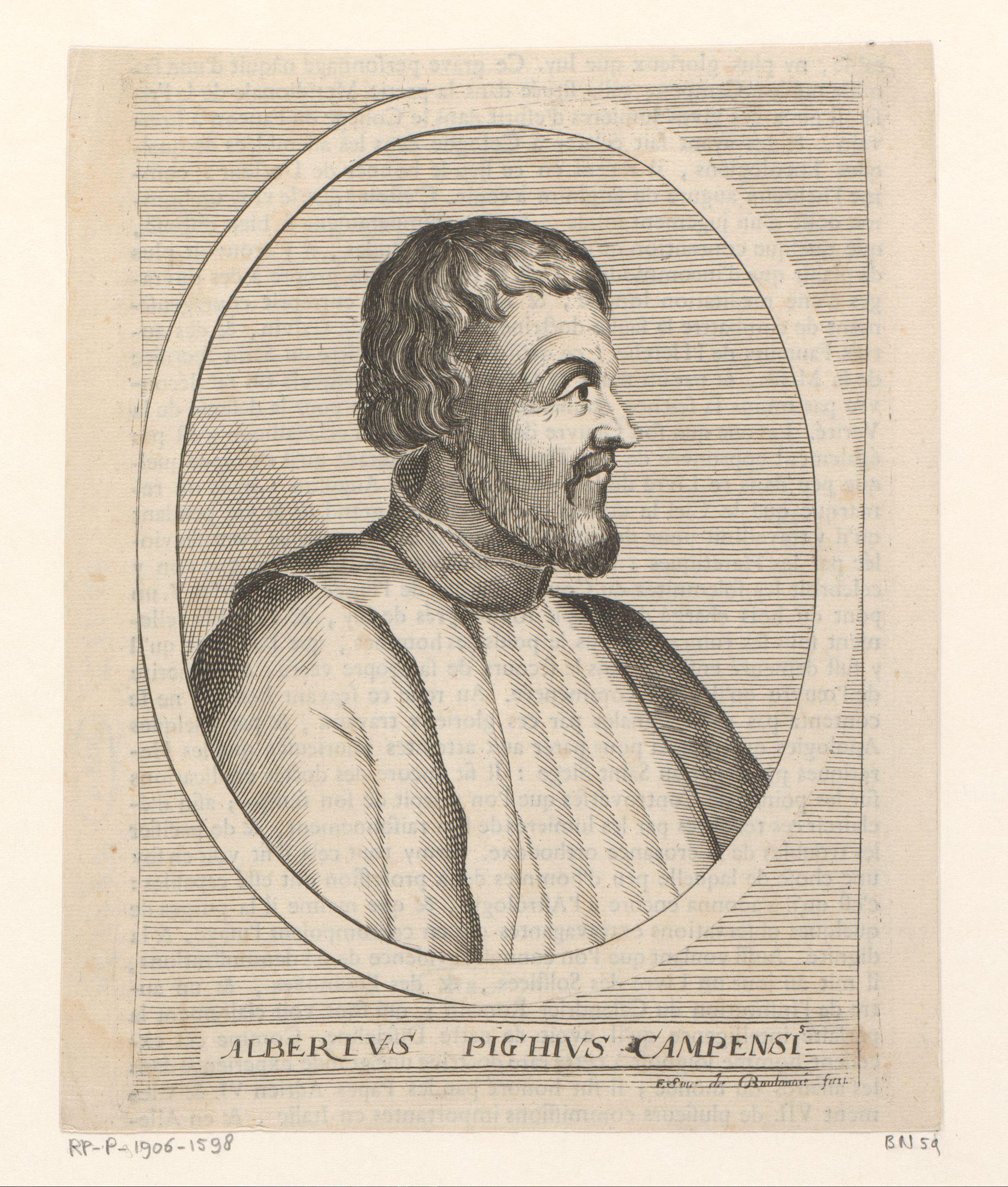 Portret van Albert Pigge