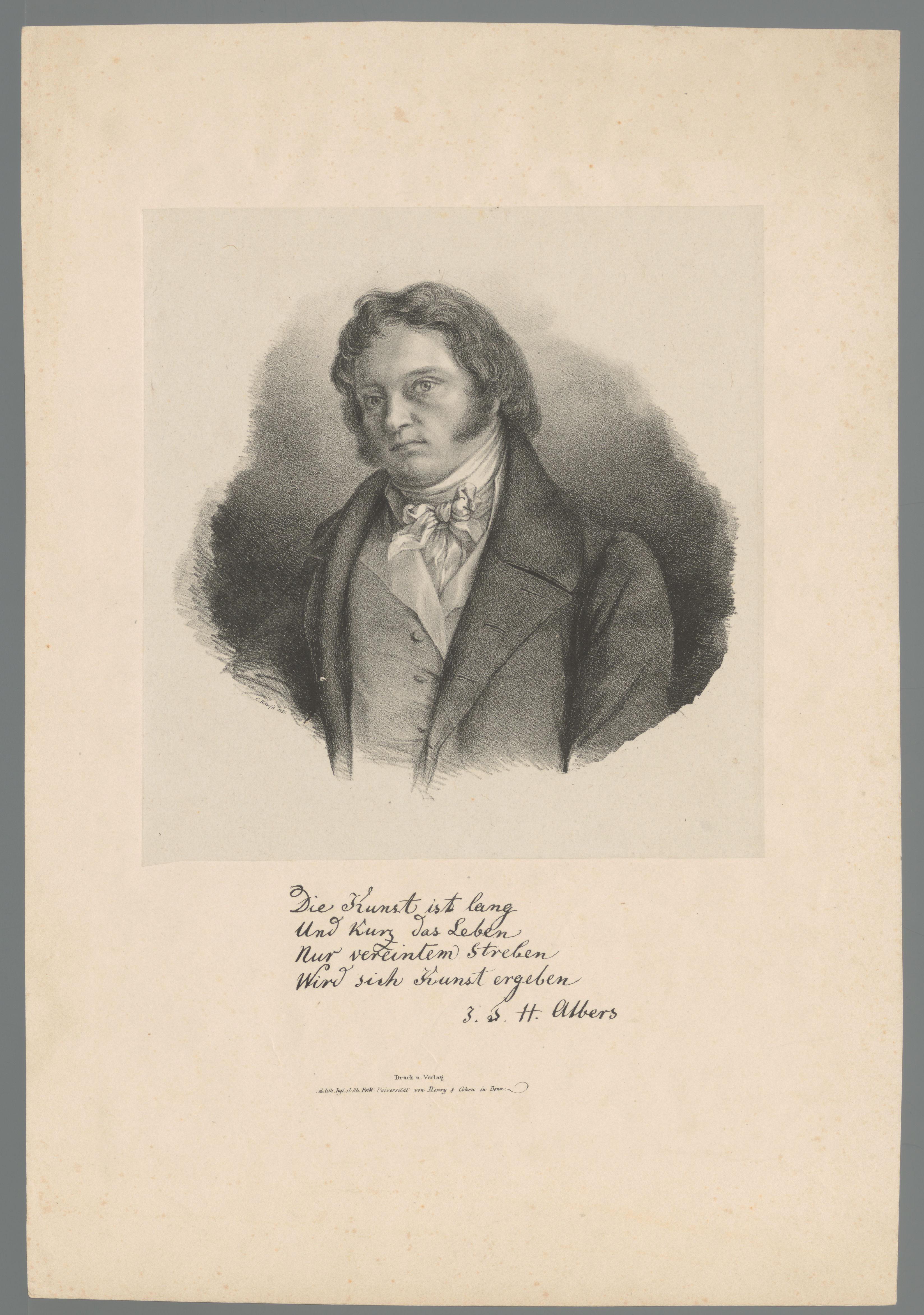 Portret van een onbekende man, mogelijk Albers