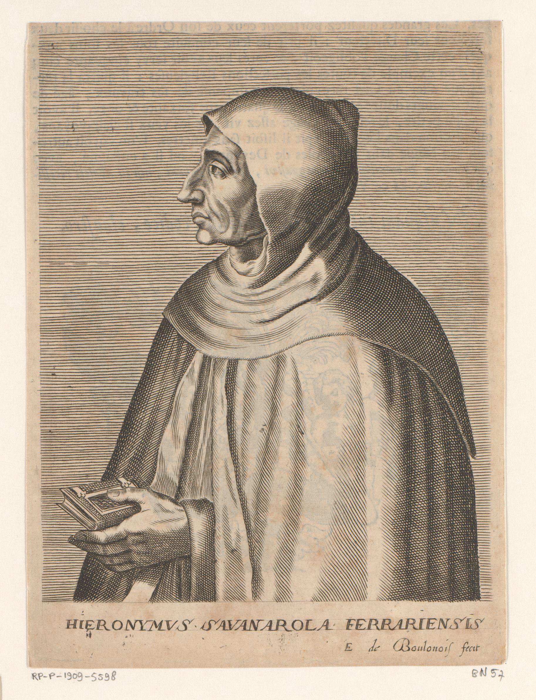 Portret van Girolamo Savonarola