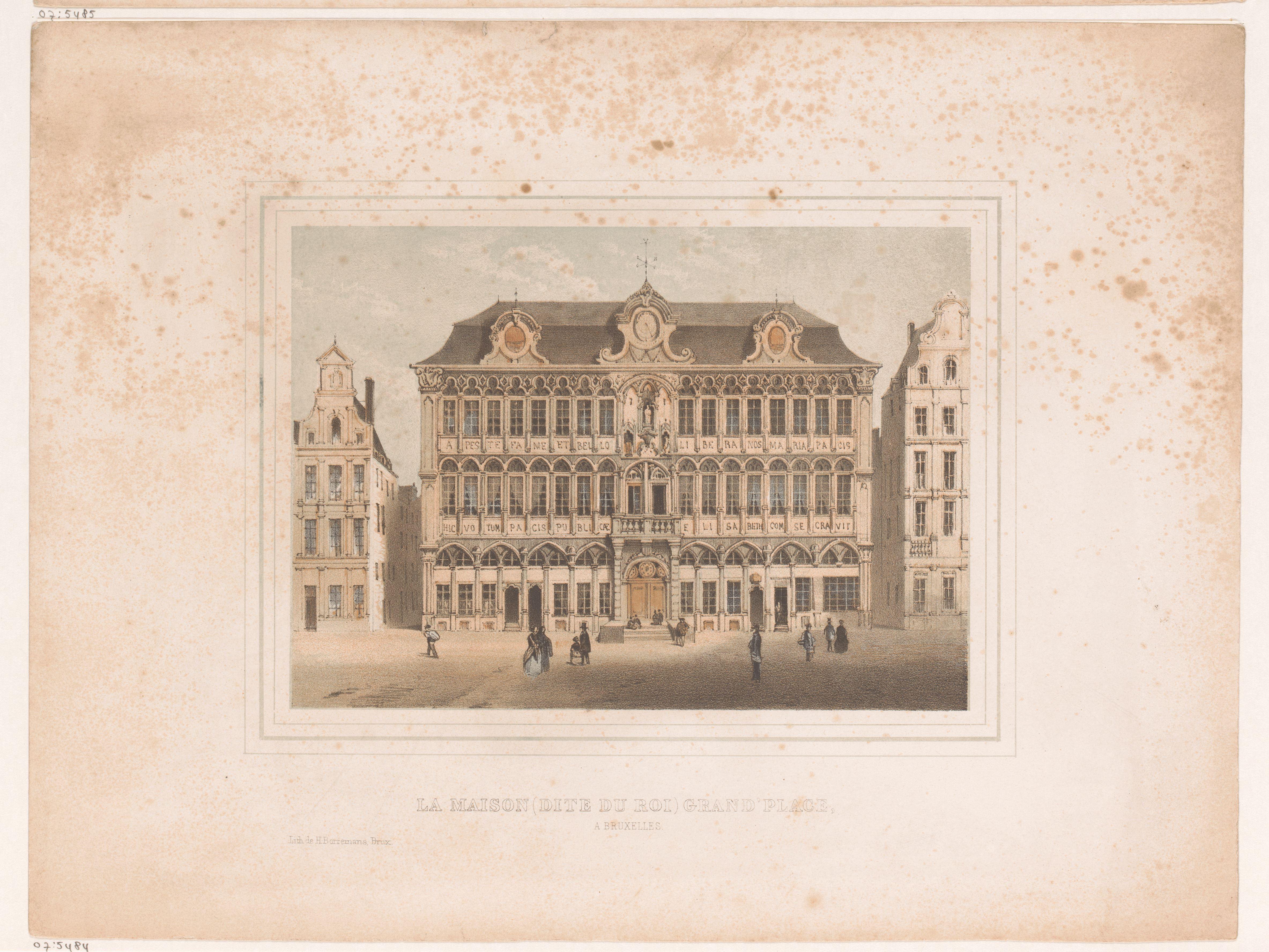 Gezicht op Maison Grand Place te Brussel