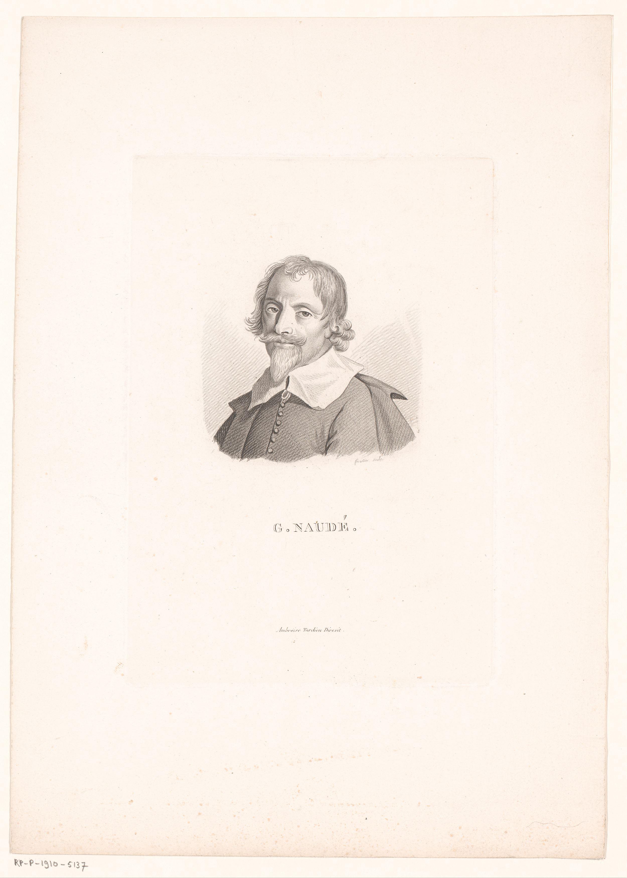 Portret van Gabriel Naudé