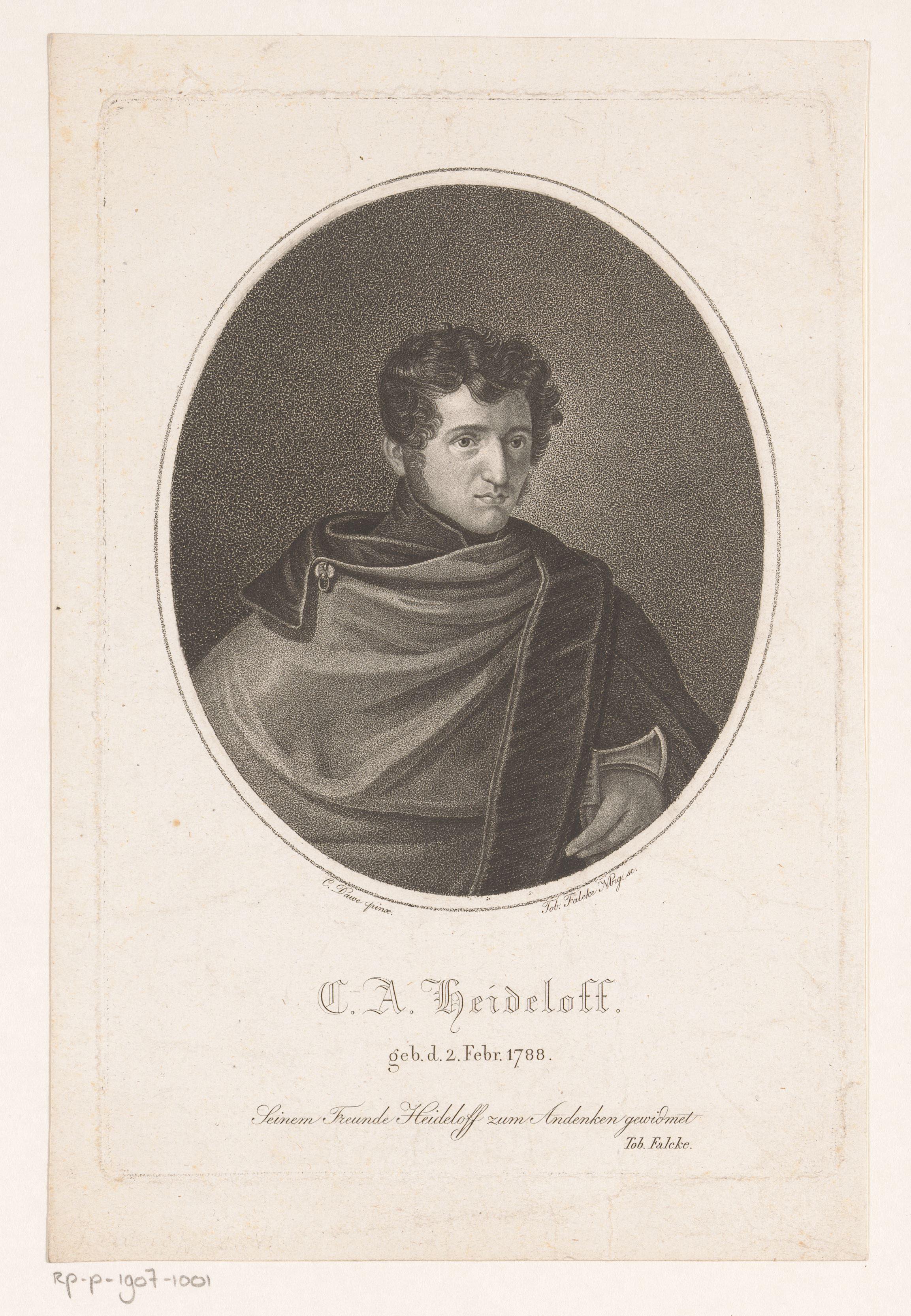 Portret van Karl Alexander von Heideloff