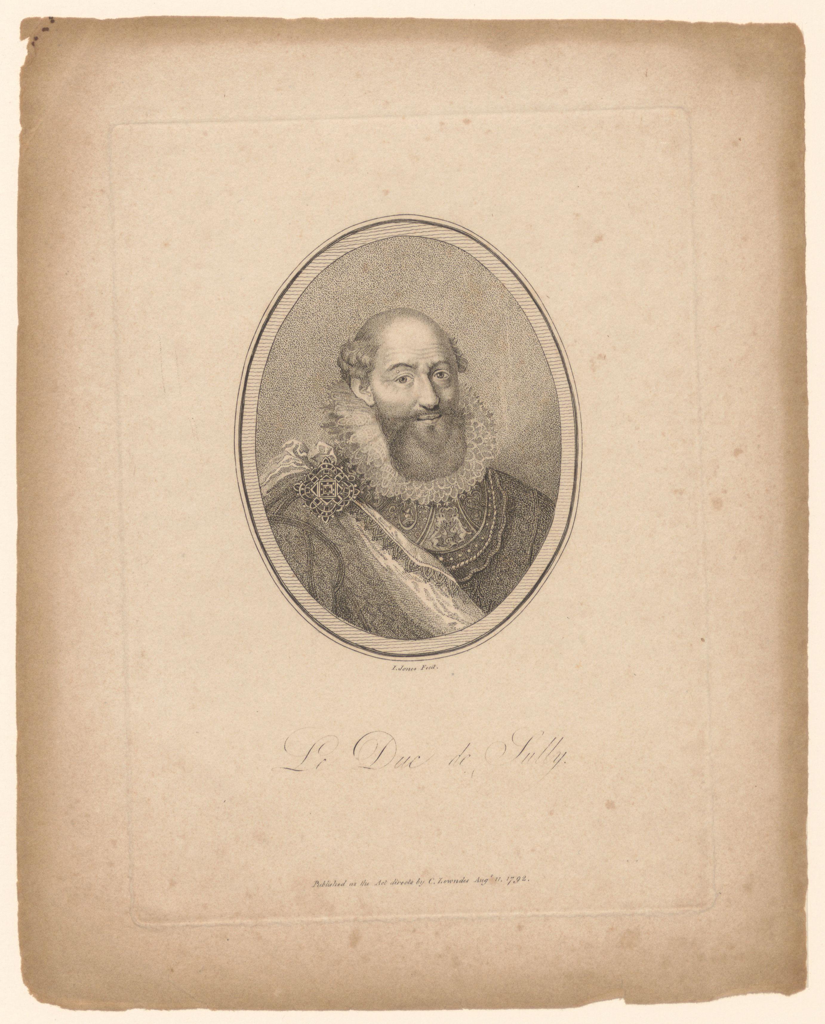 Portret van Maximilien de Béthune