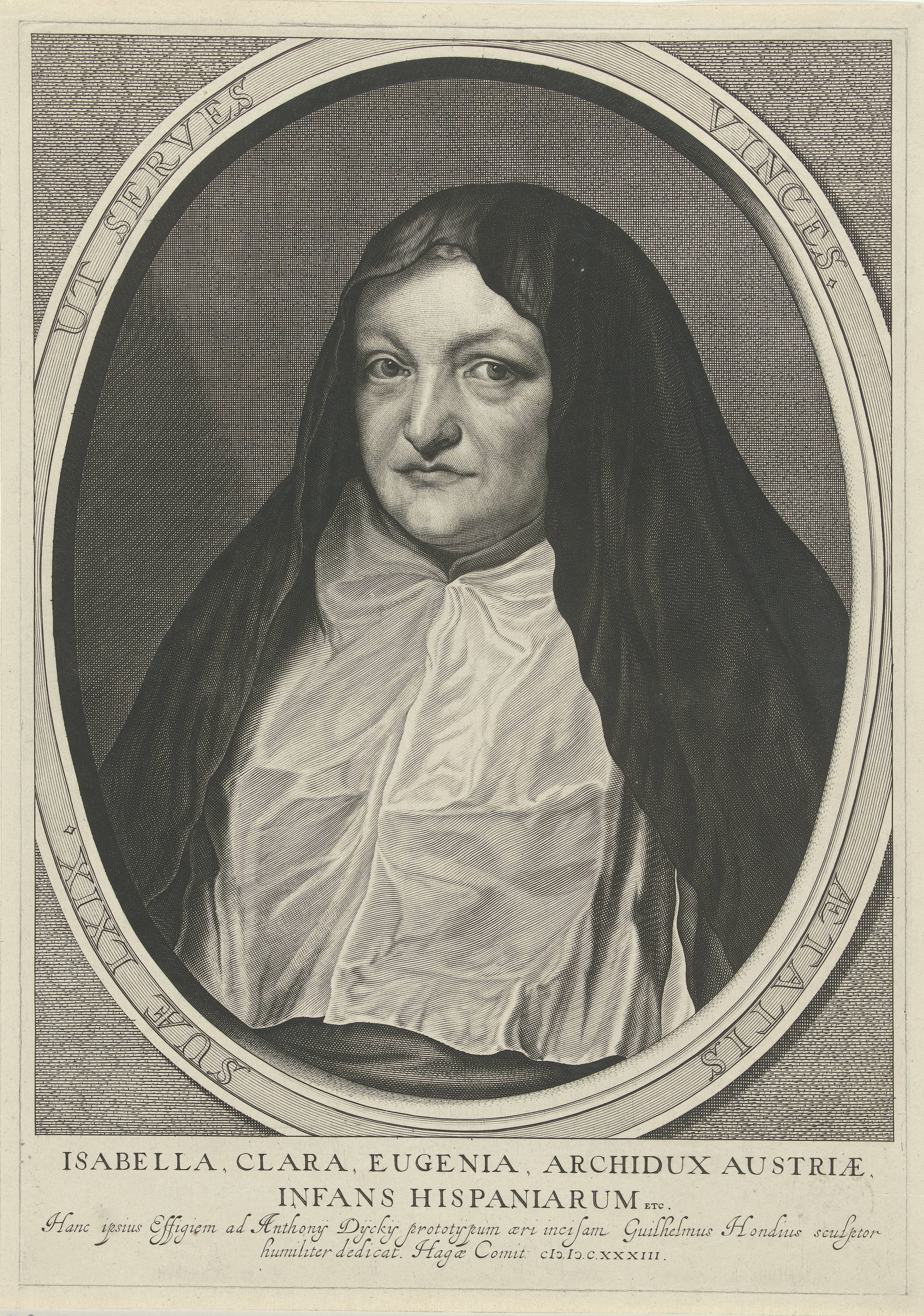 Portret van Isabella Clara Eugenia, infante van Spanje