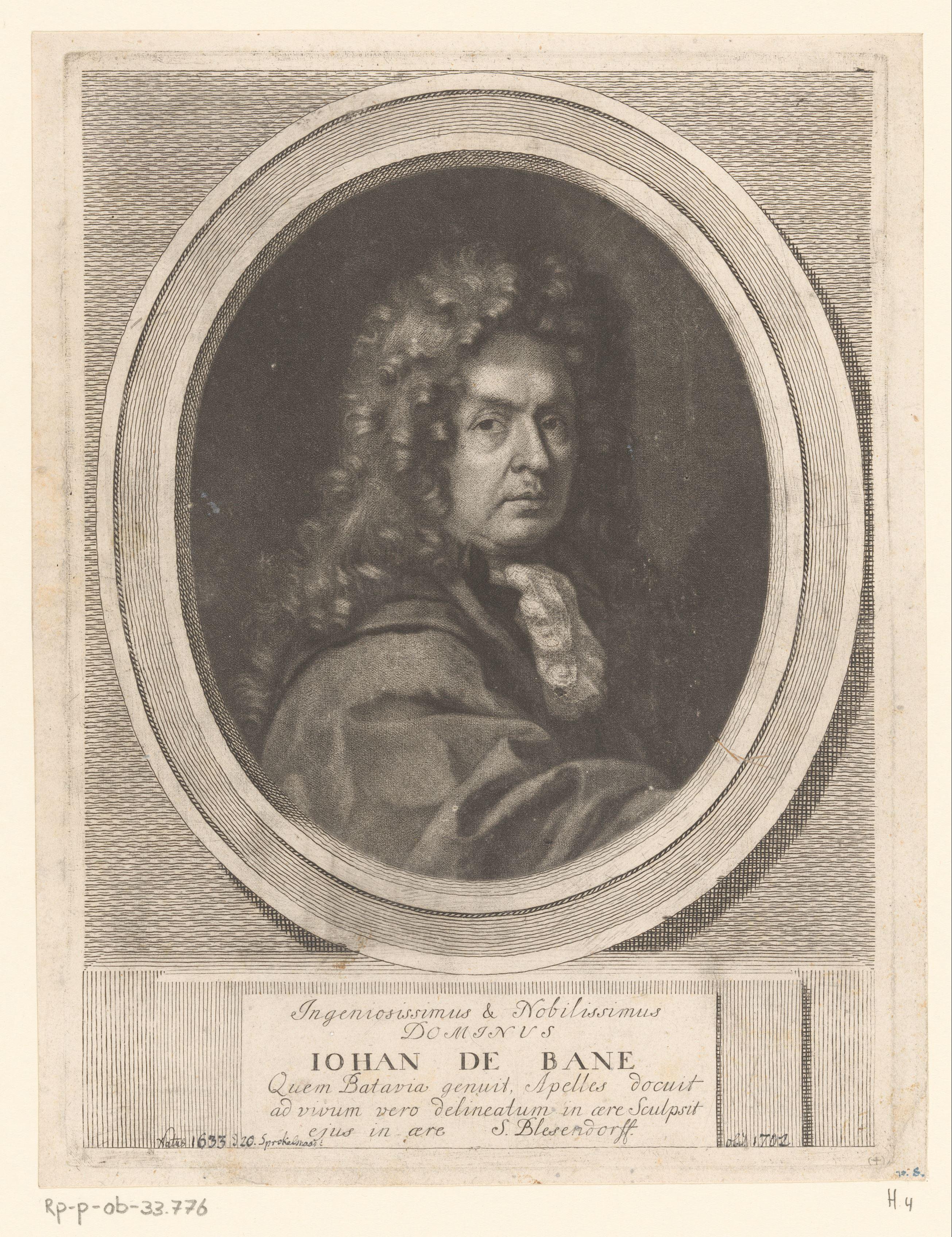 Portret van Jan de Baen