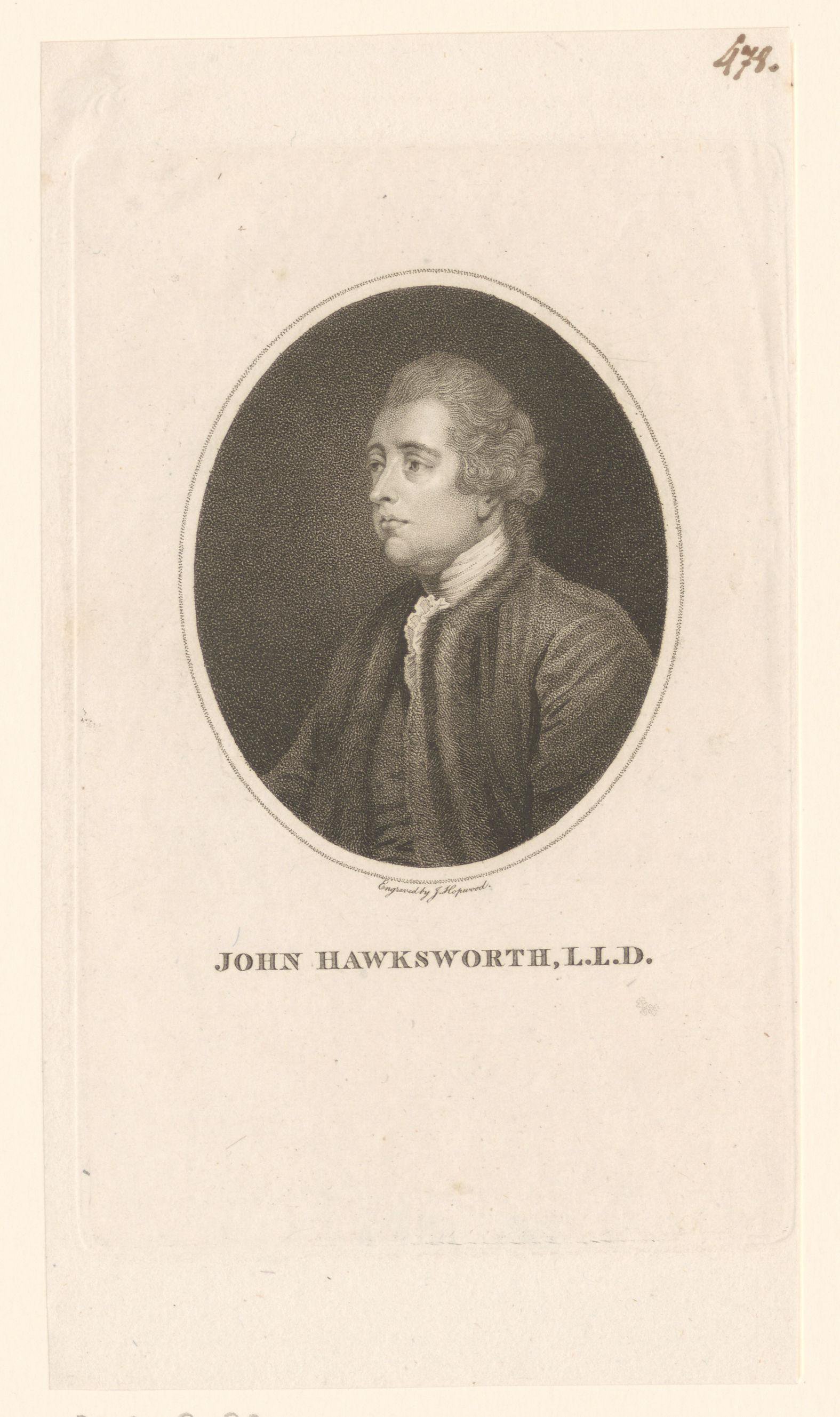 Portret van John Hawkesworth