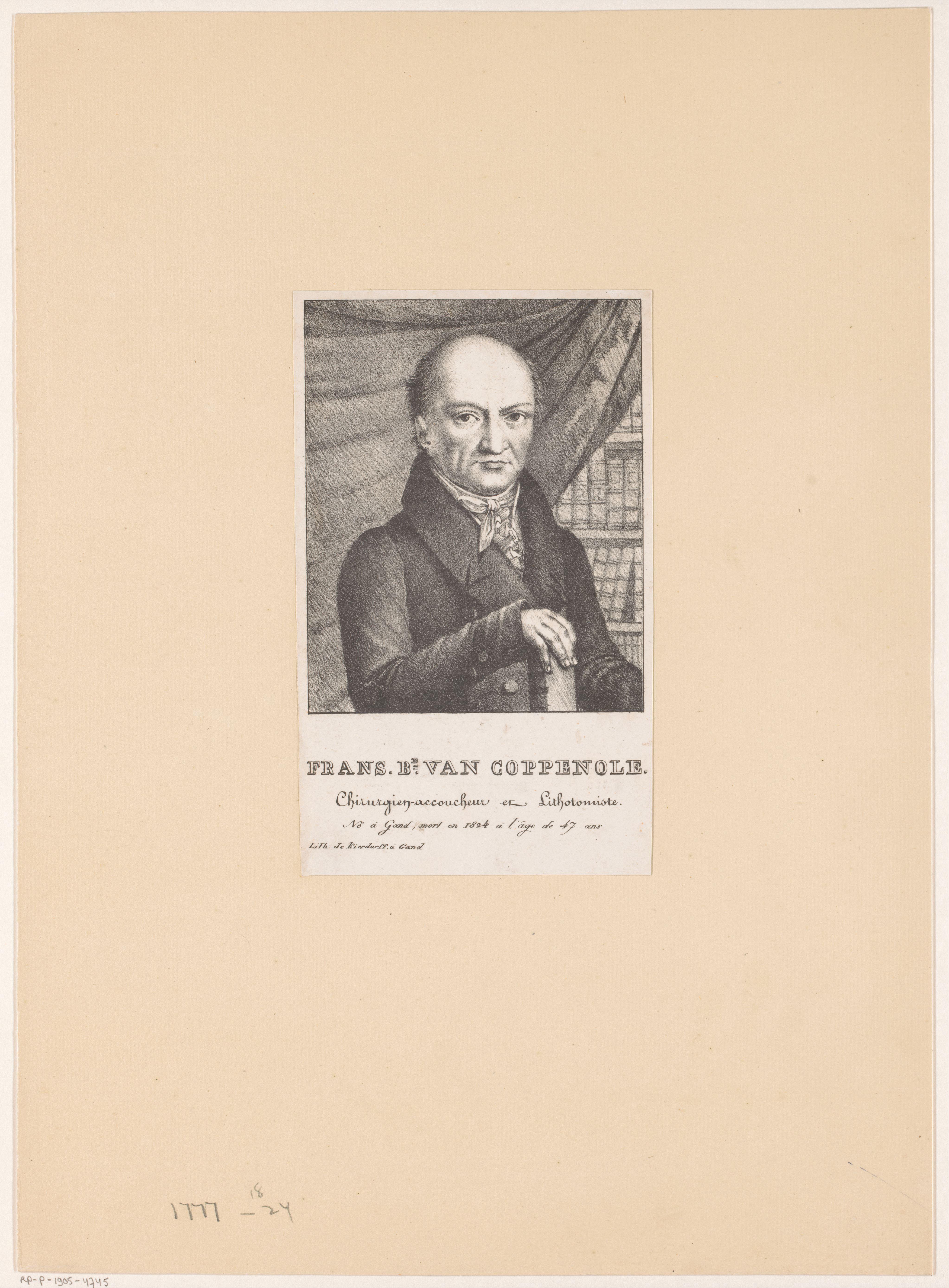 Portret van Frans-Bernaert van Coppenole