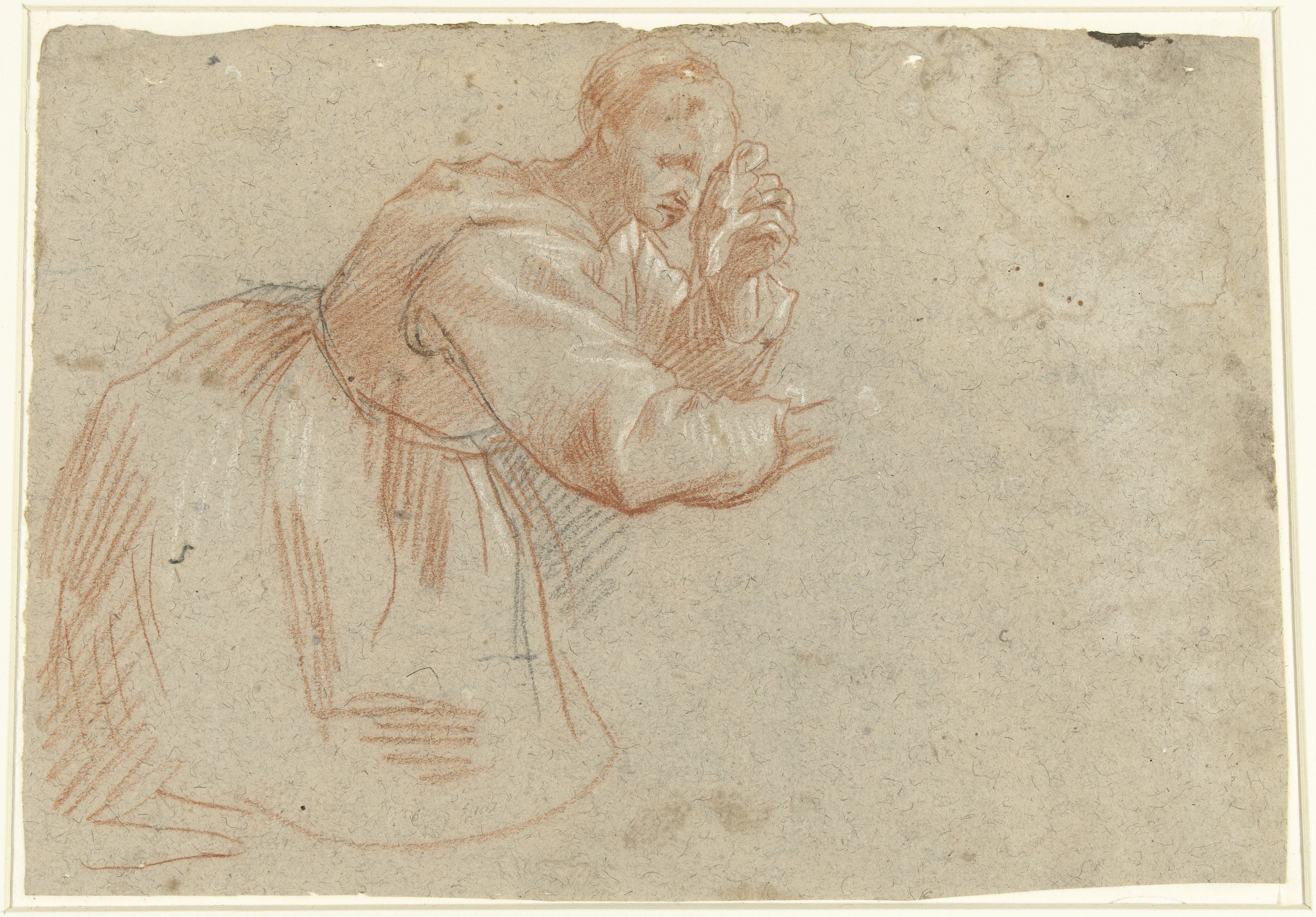 Knielende wenende vrouw (Maria Magdalena?)