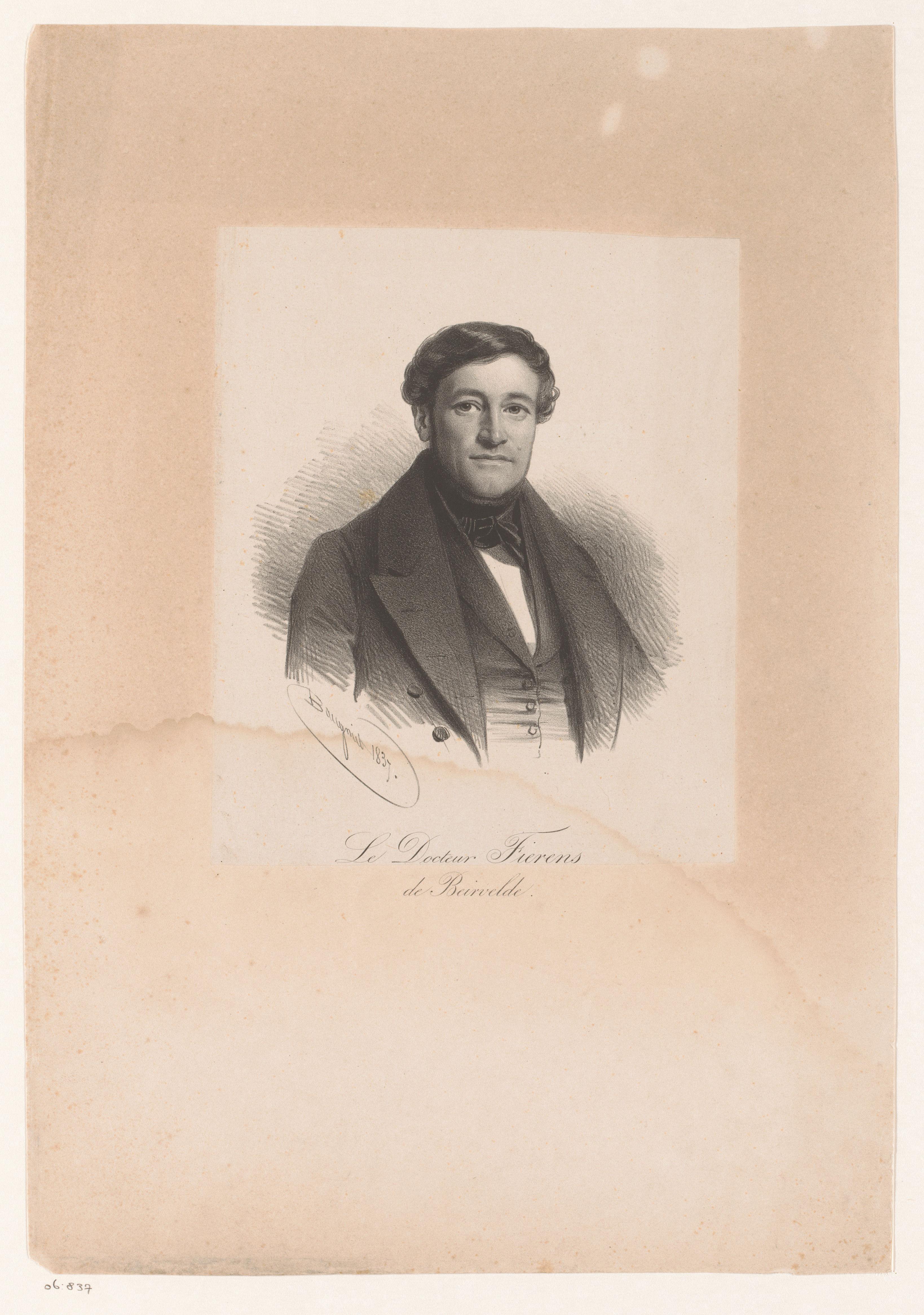 Portret van Fierens van Beervelde