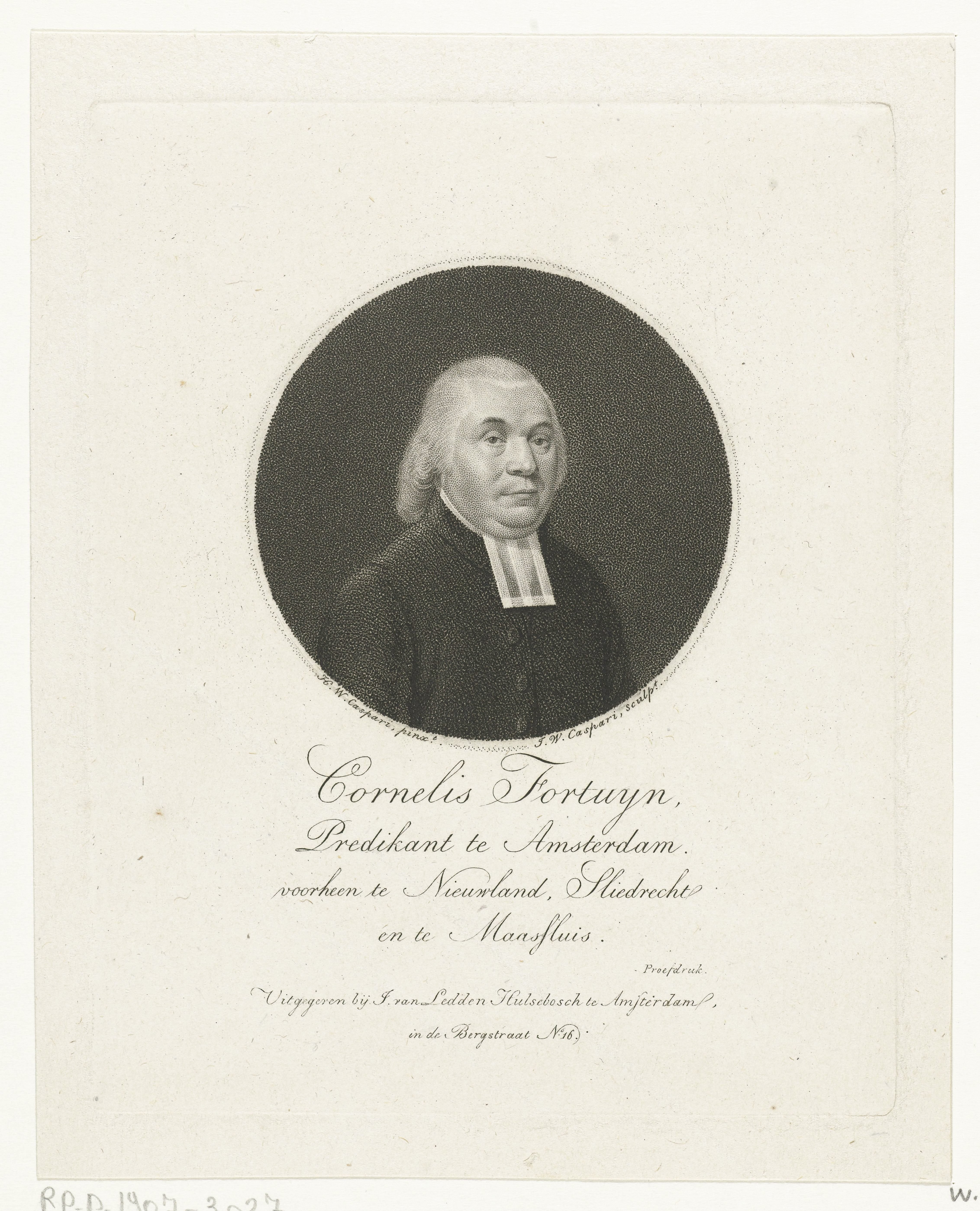 Portret van Cornelis Fortuyn