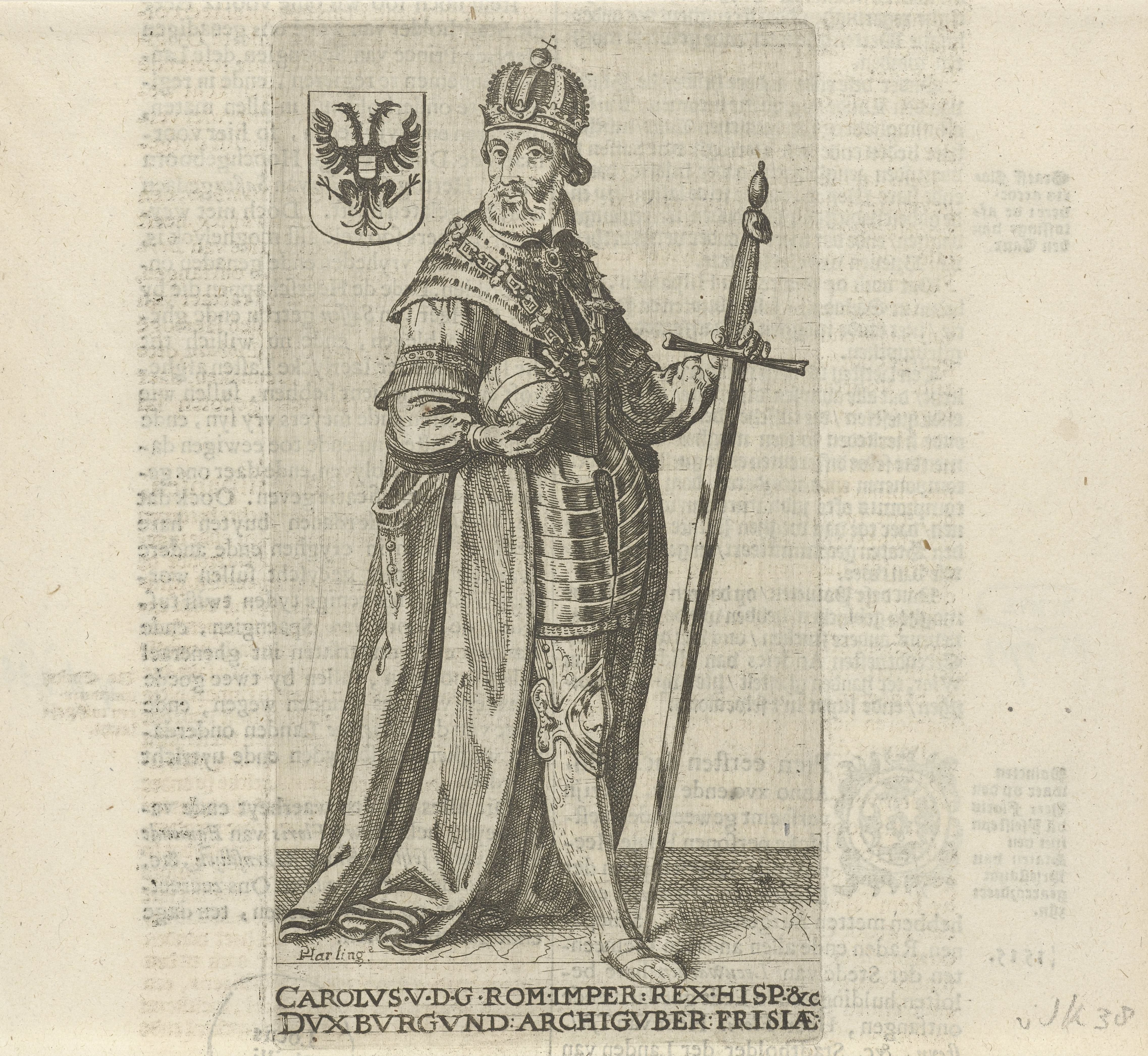 Portret van keizer Karel V