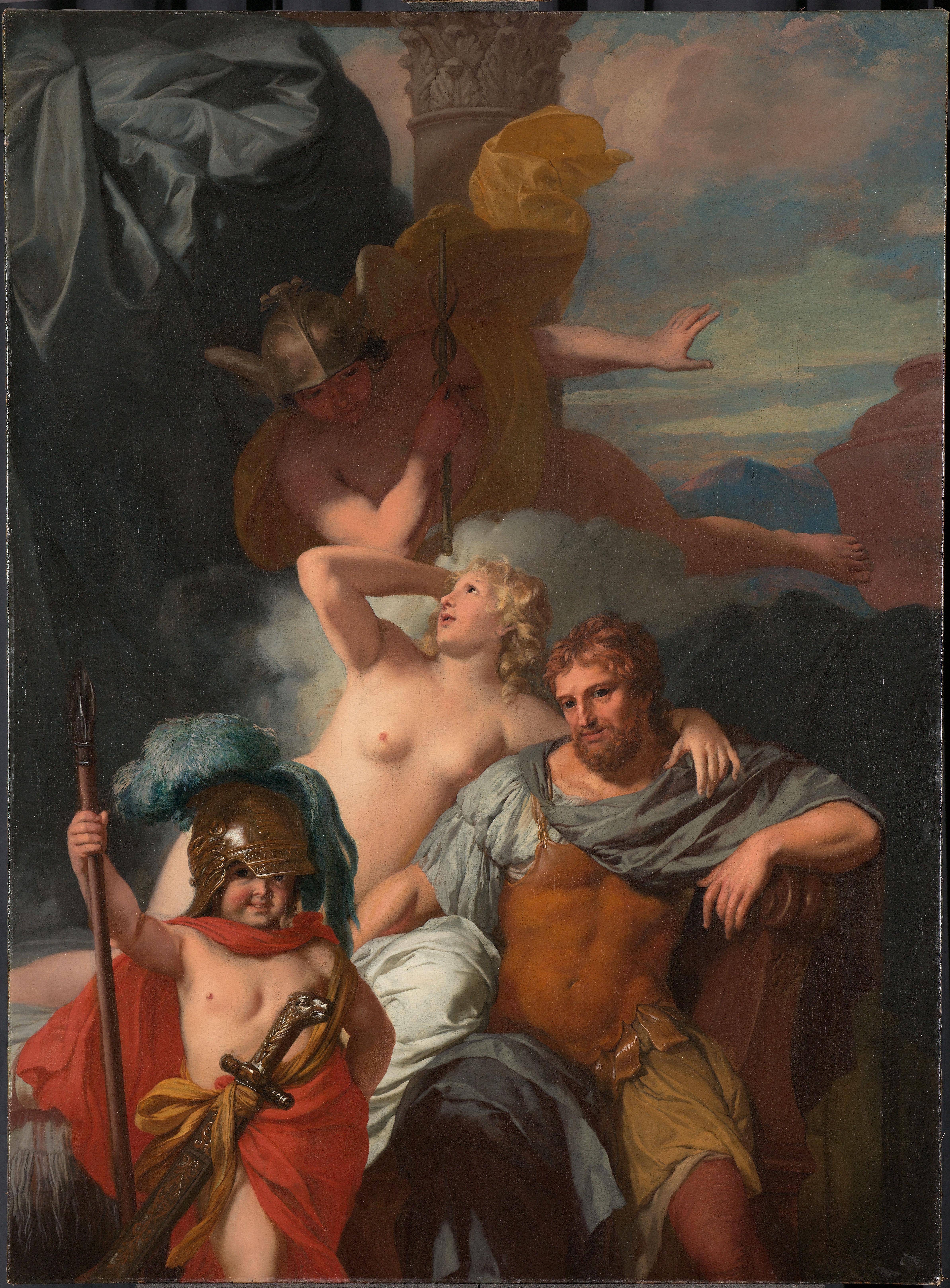 Mercurius gelast Calypso om Odysseus te laten vertrekken