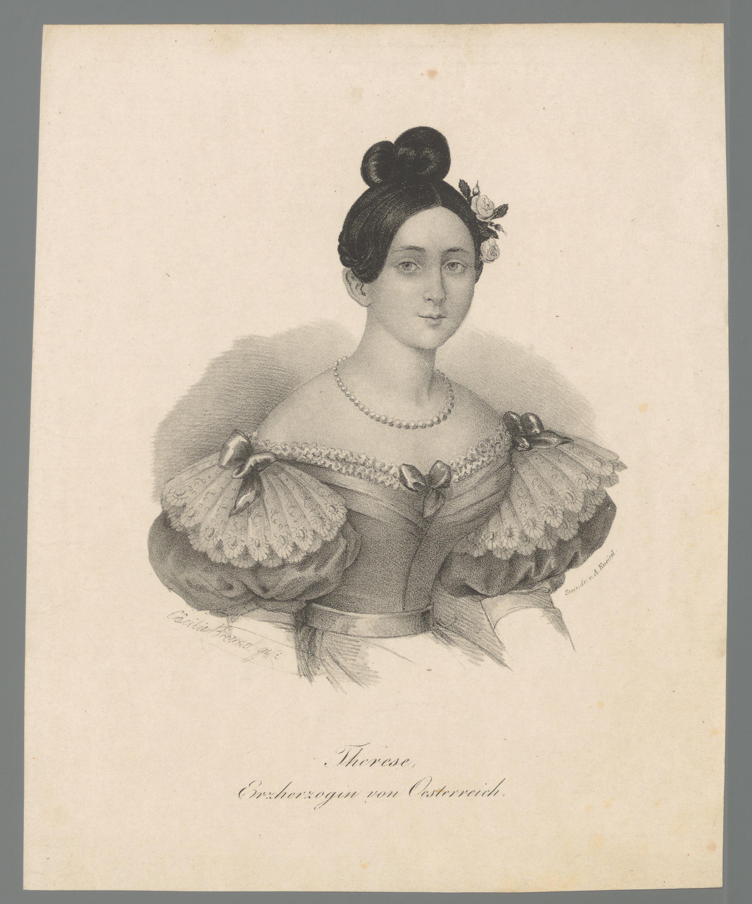 Portret van Maria Theresia