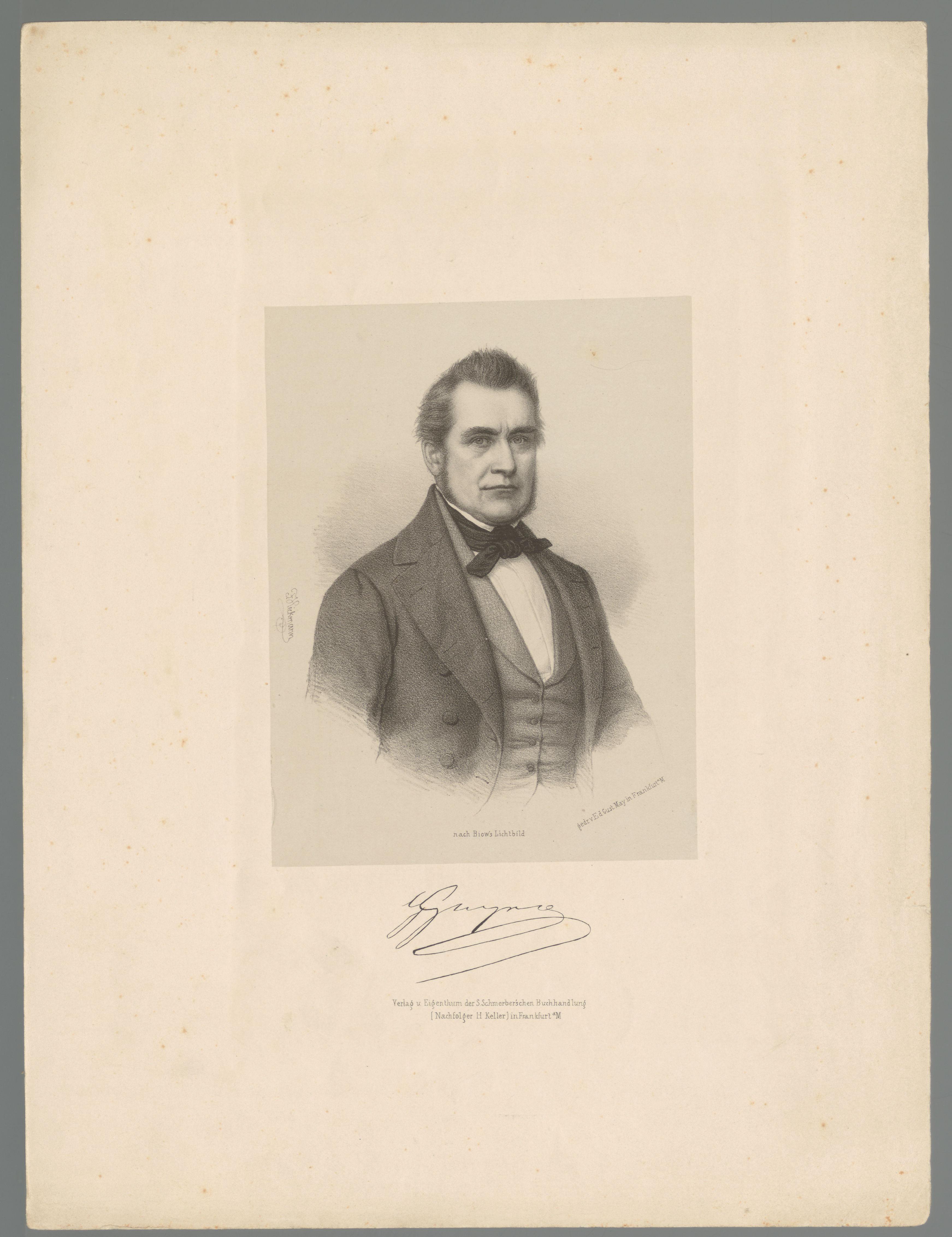 Portret van Heinrich von Gagern