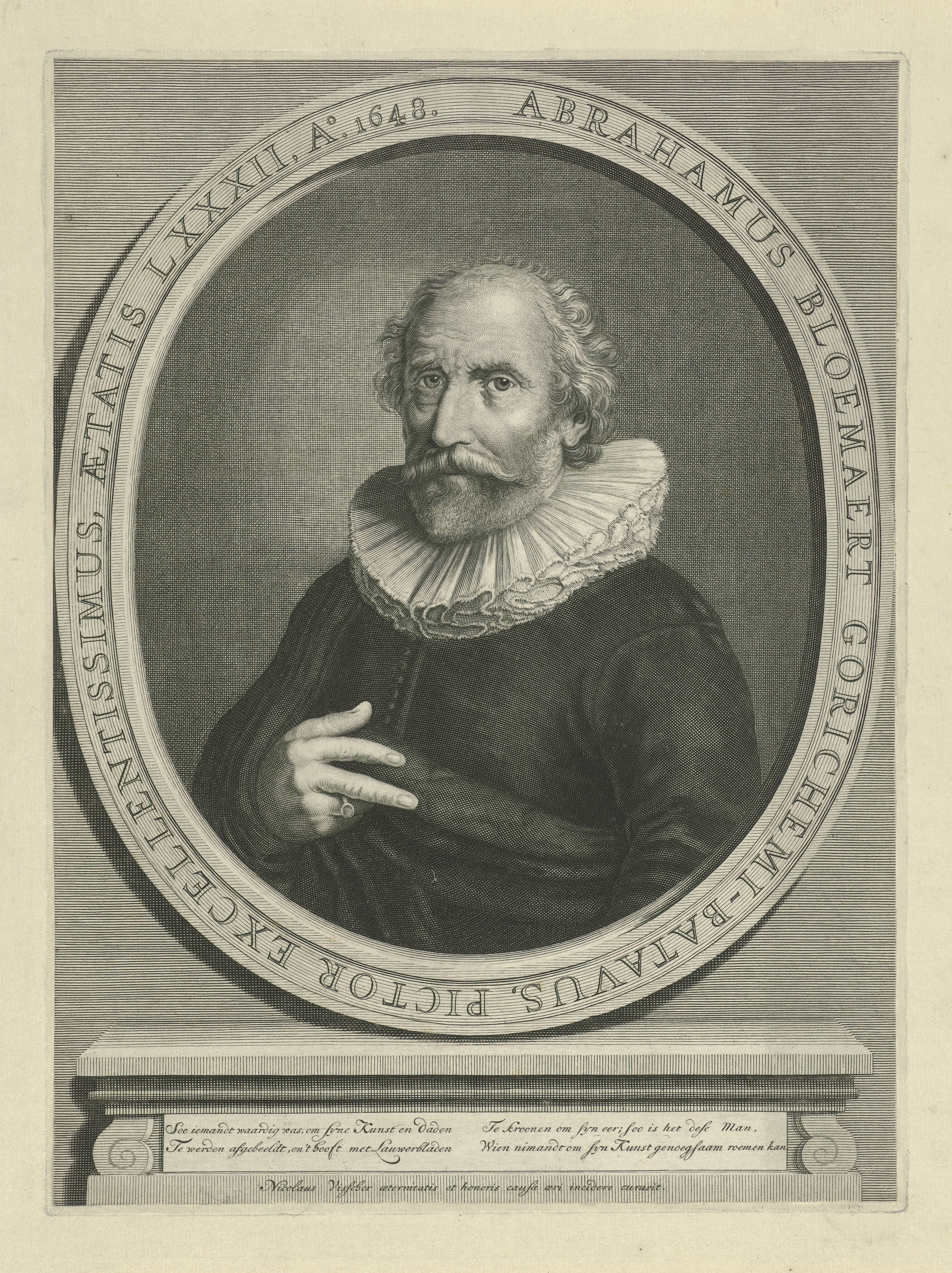 Portret van Abraham Bloemaert