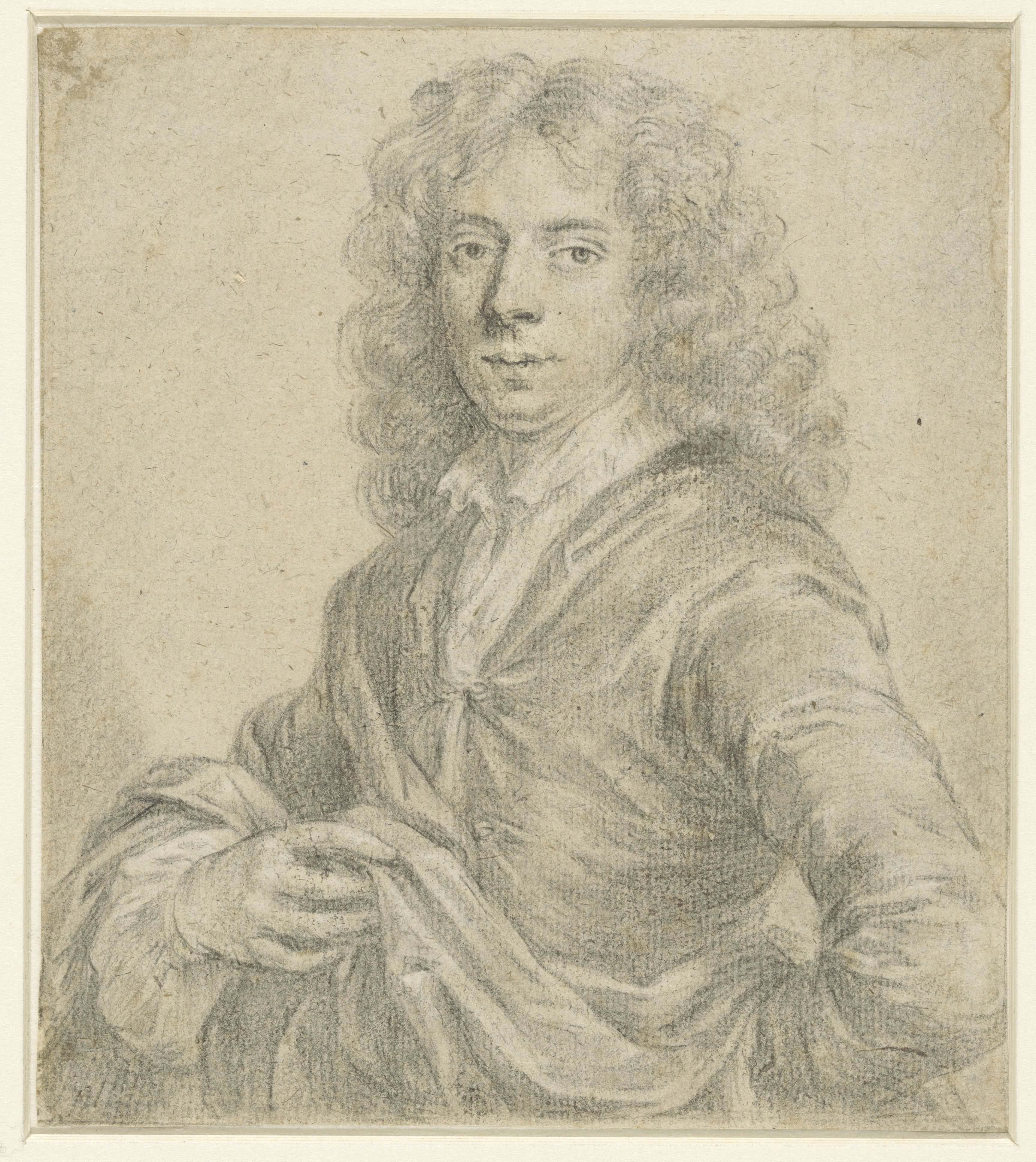 Portret van Steffan Wolters, verzamelaar te Amsterdam