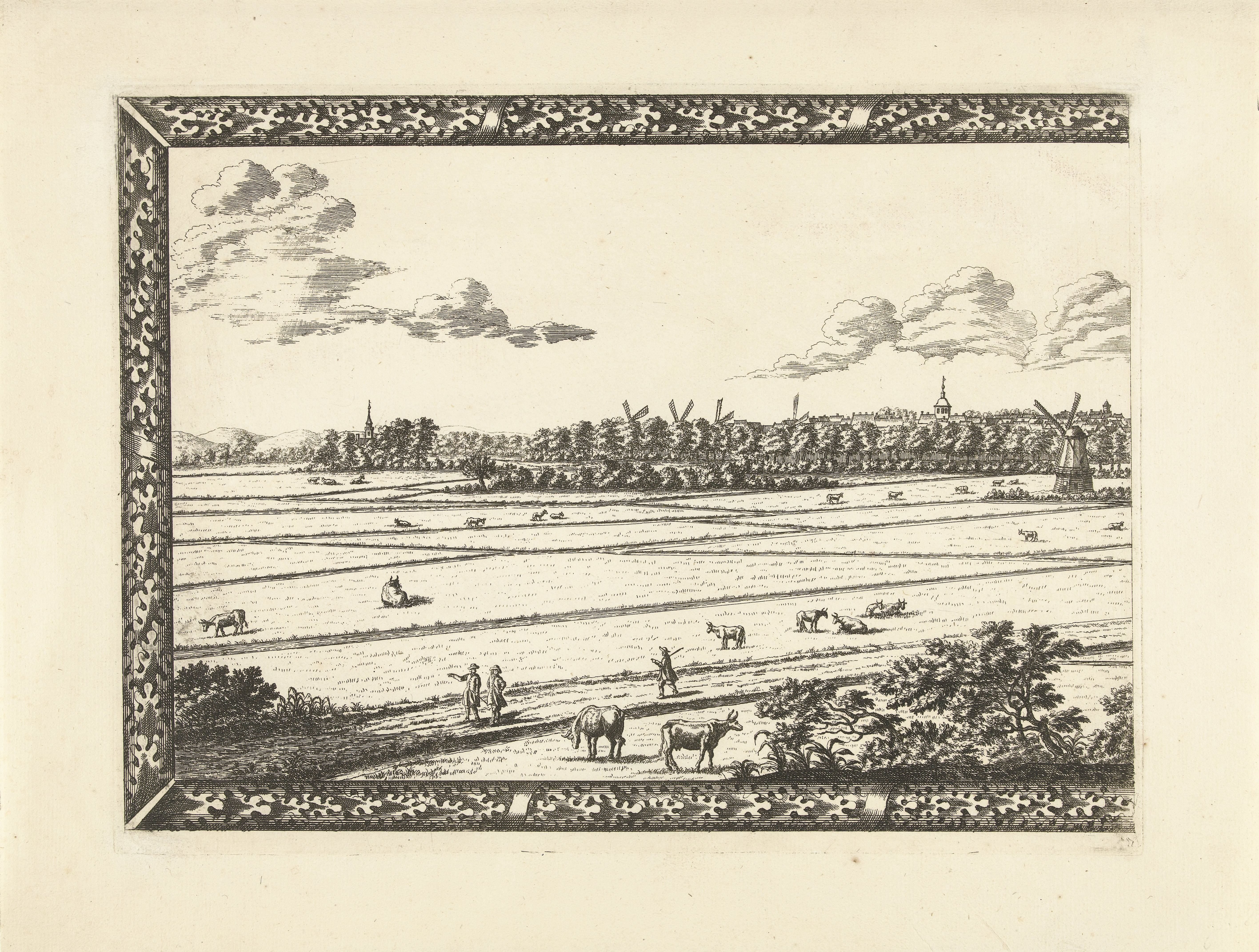 Panoramisch gezicht op Den Haag