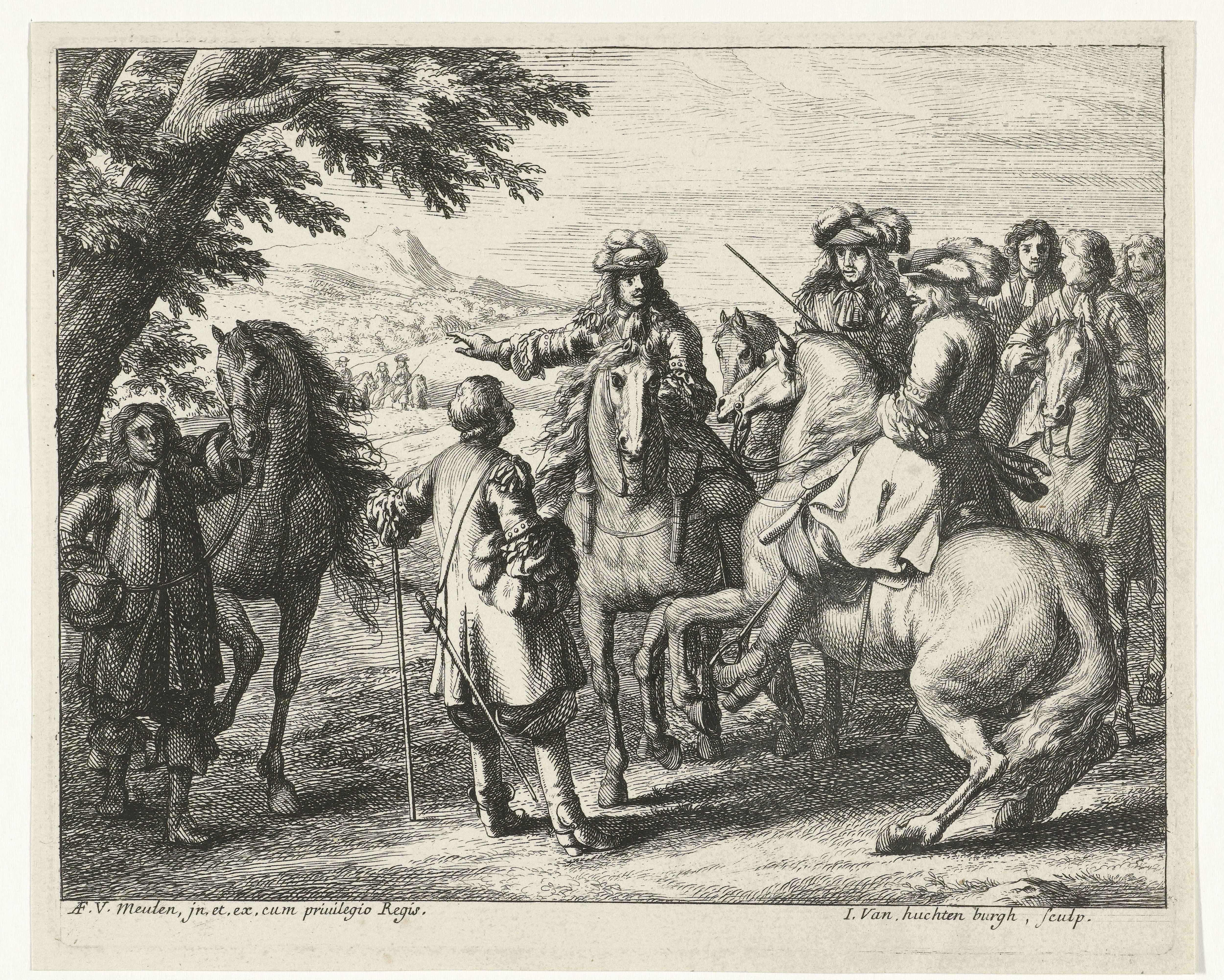 Aanvoerders te paard