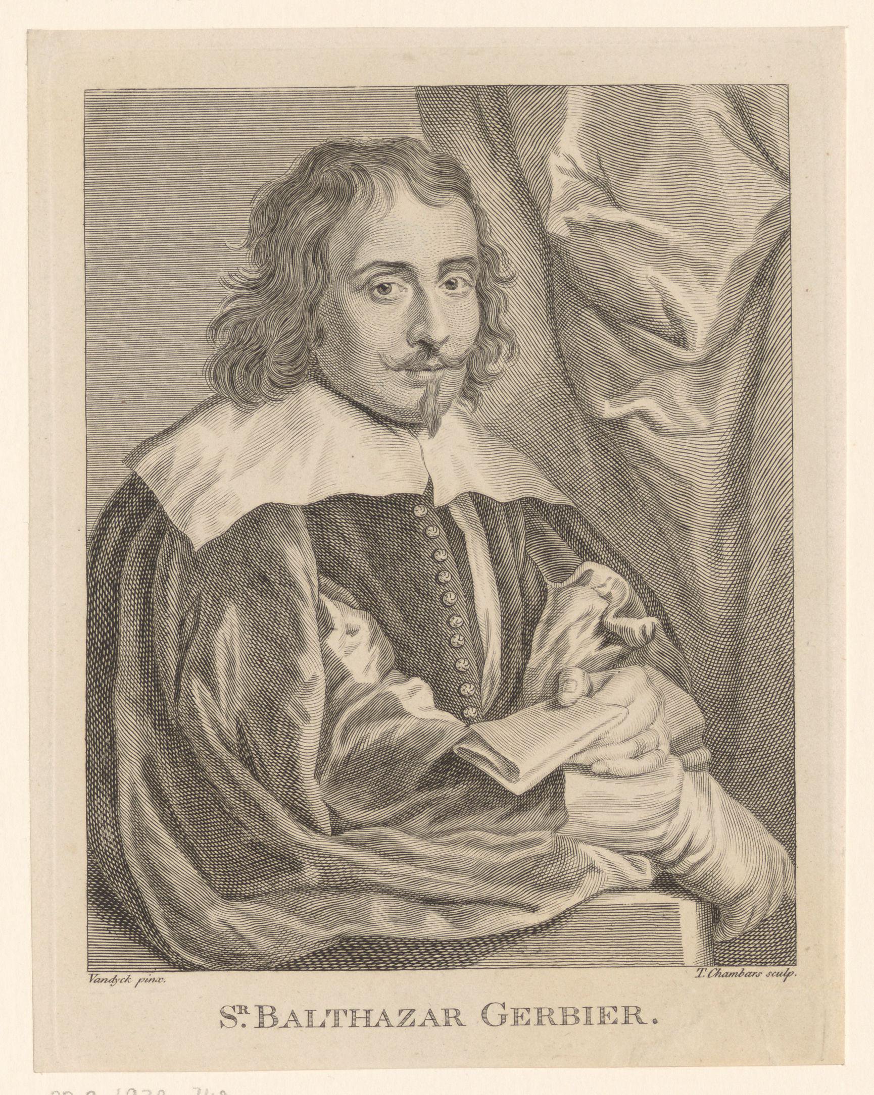 Portret van Balthazar Gerbier d'Ouvilly