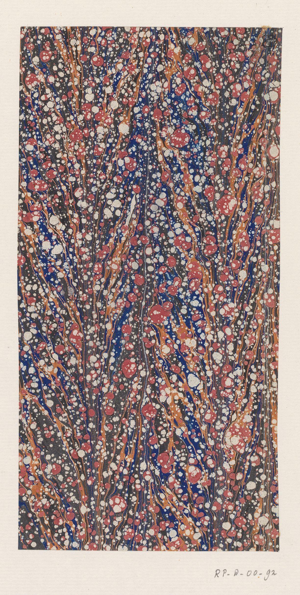 Stippen-kiezel-stroommarmer in blauw, bruin, geel, roze en wit