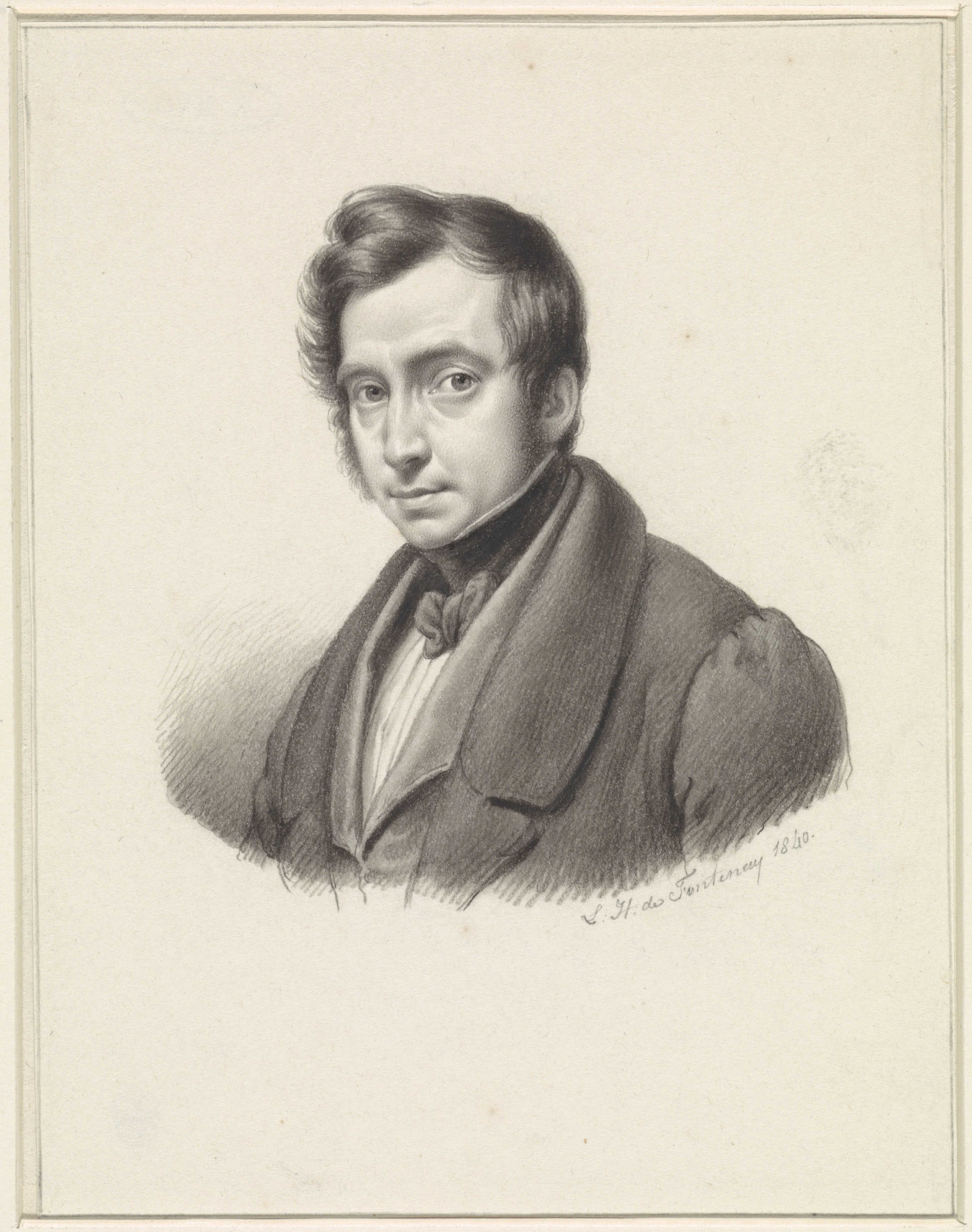 Zelfportret van Louis Henry de Fontenay