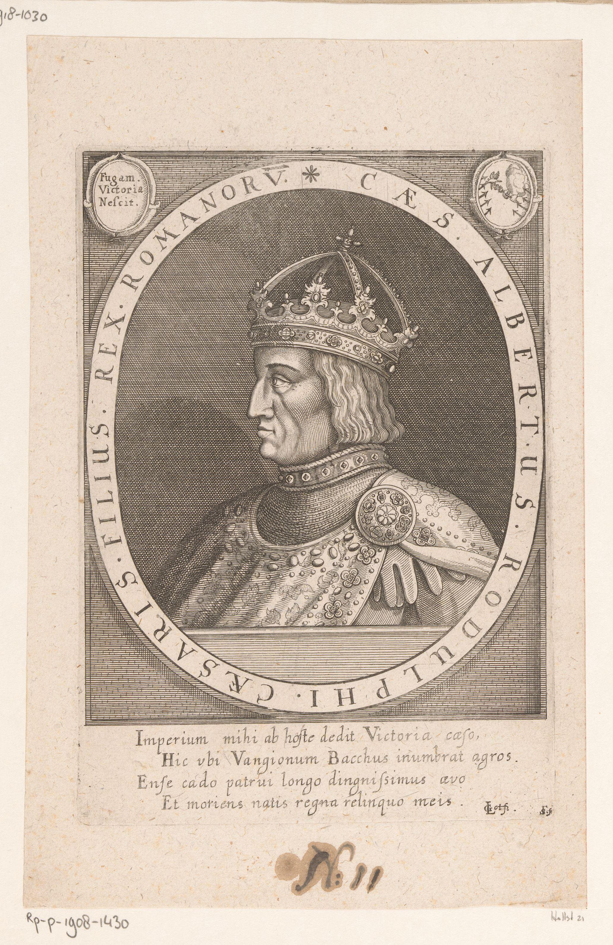 Portret van Albrecht I van Habsburg