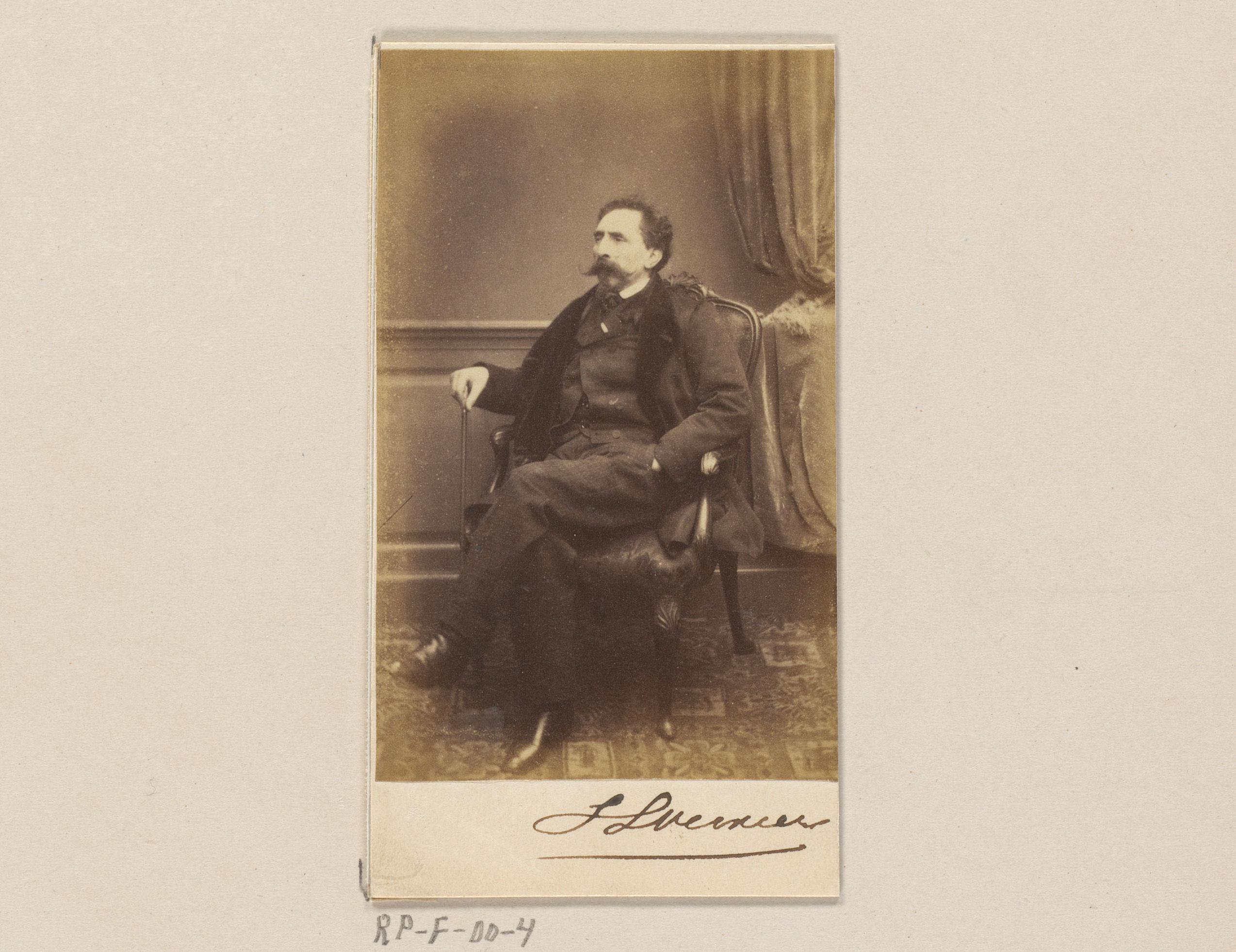 Portret van Salomon Leonardus Verveer
