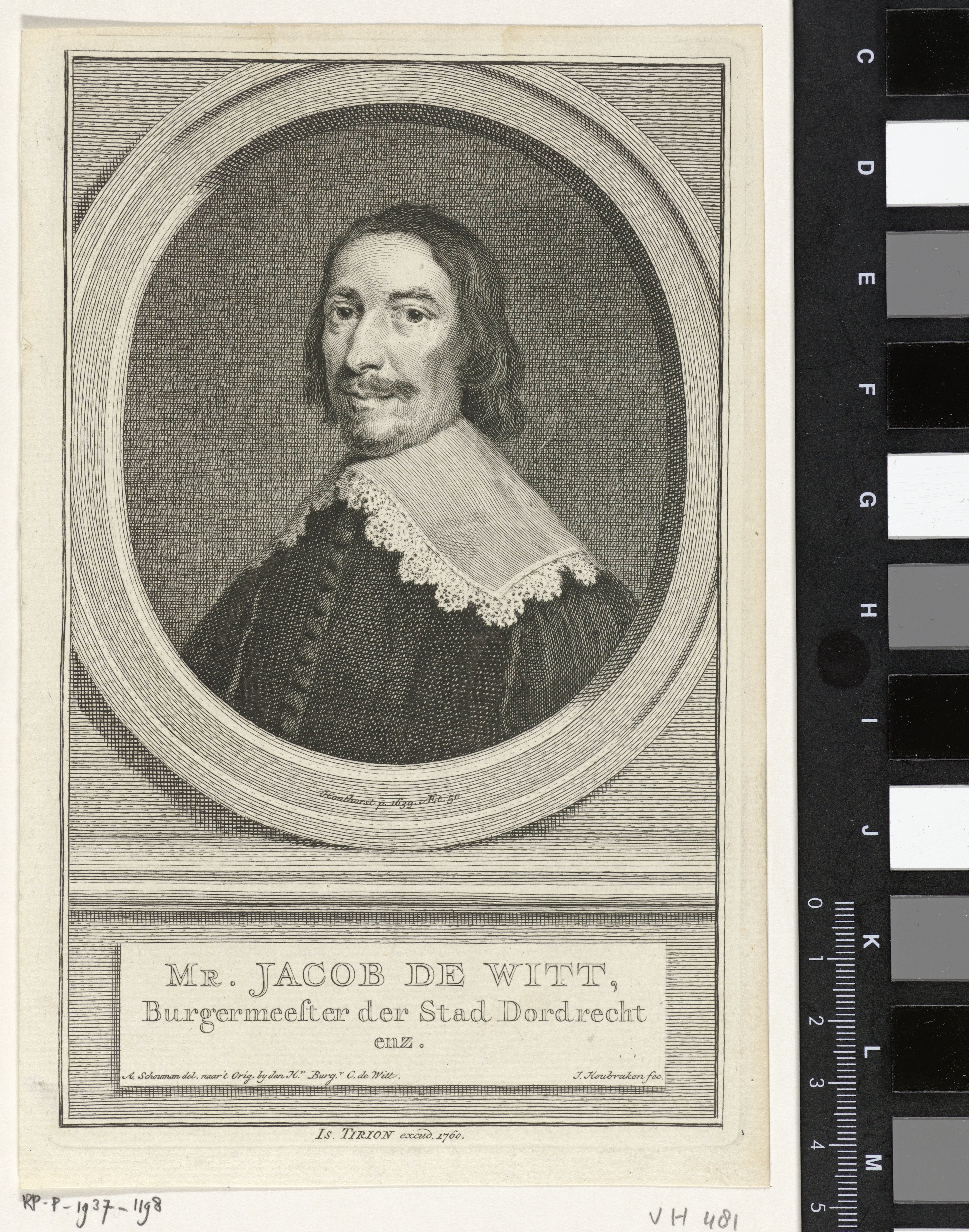 Portret van Jacob de Witt