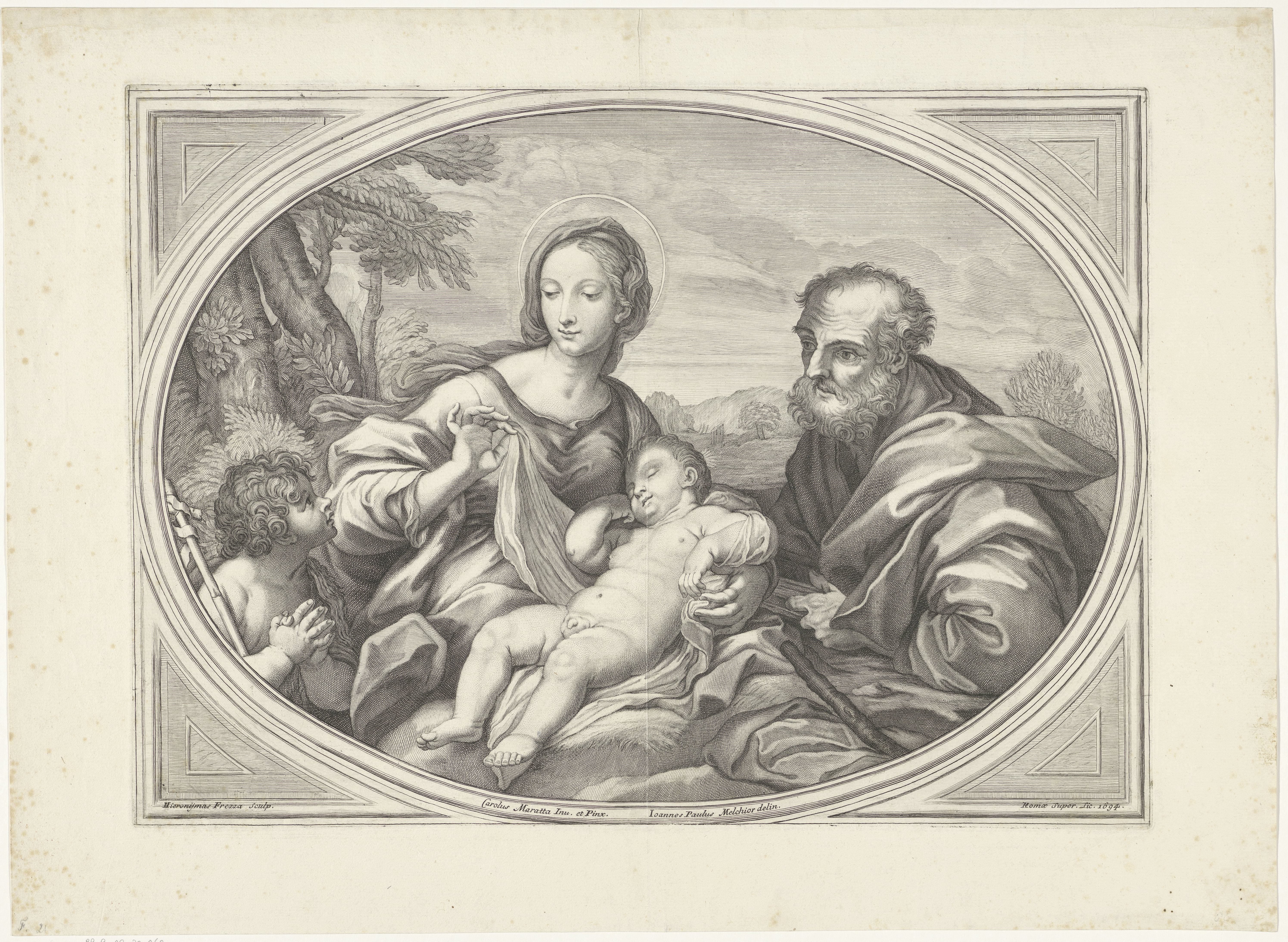 Heilige Familie met de jonge Johannes de Doper