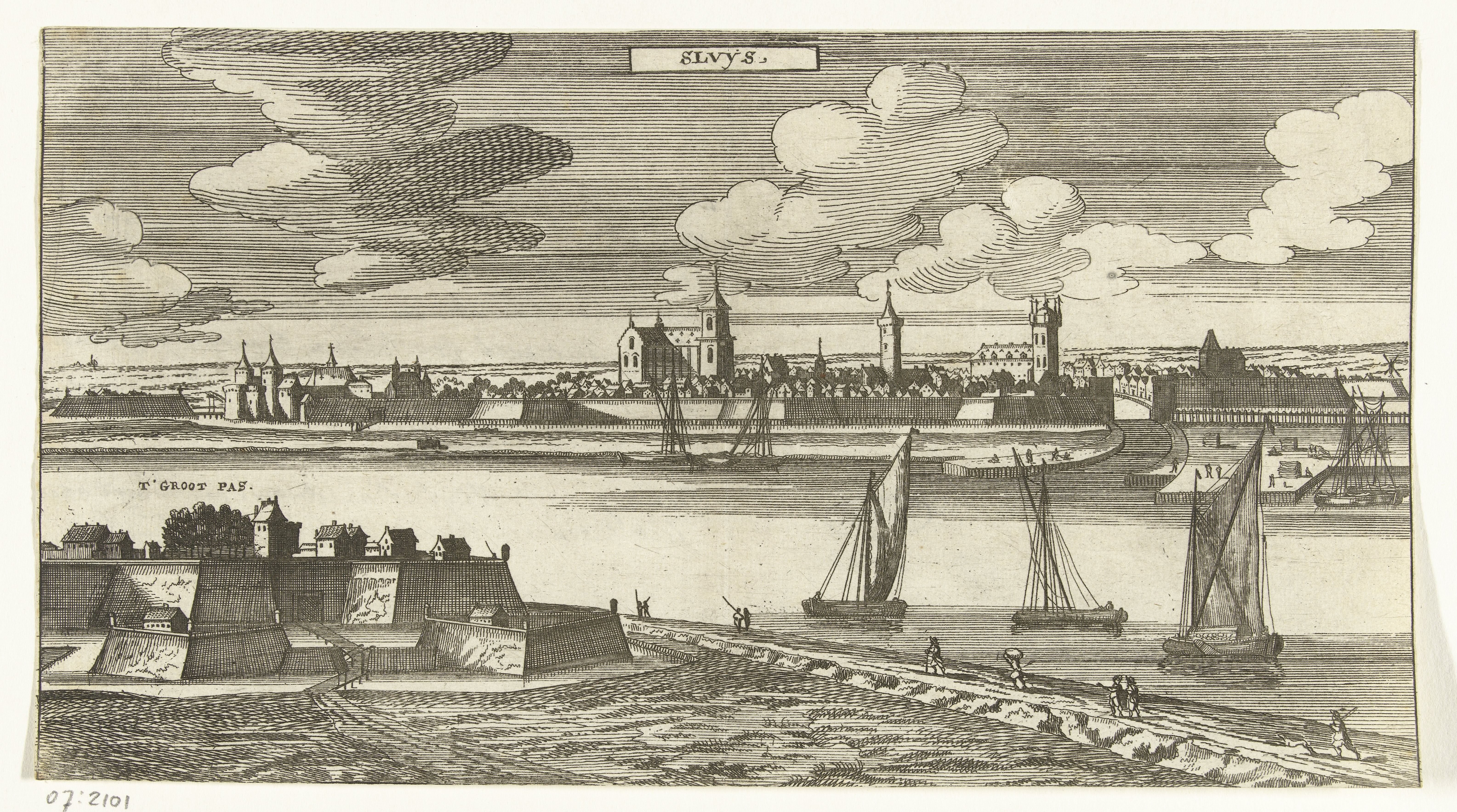 Gezicht op Sluis