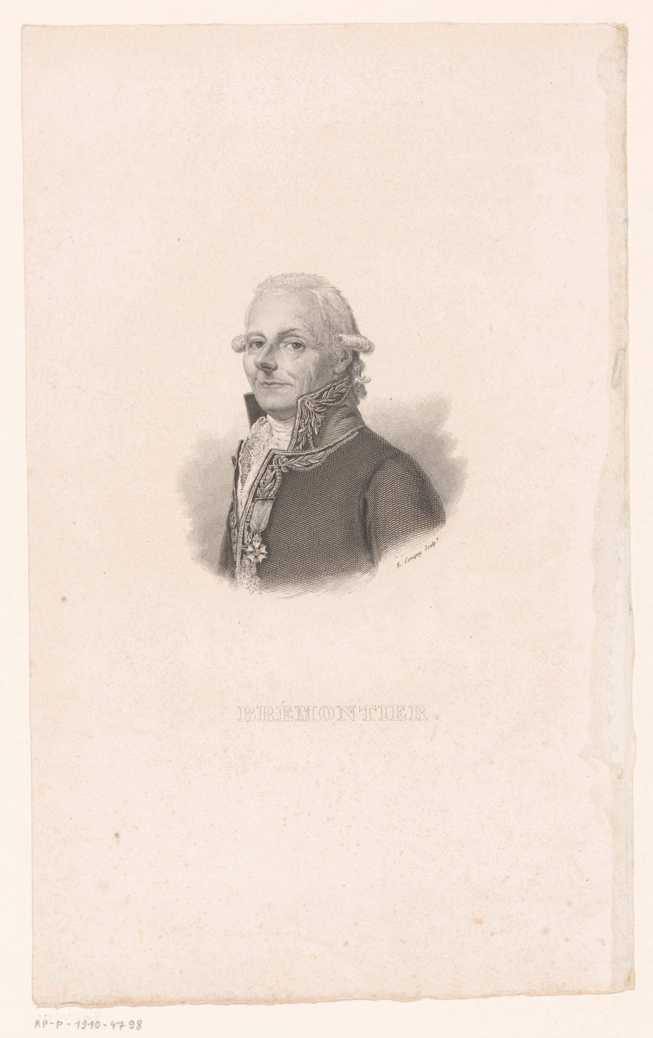 Portret van Nicolas Brémontier