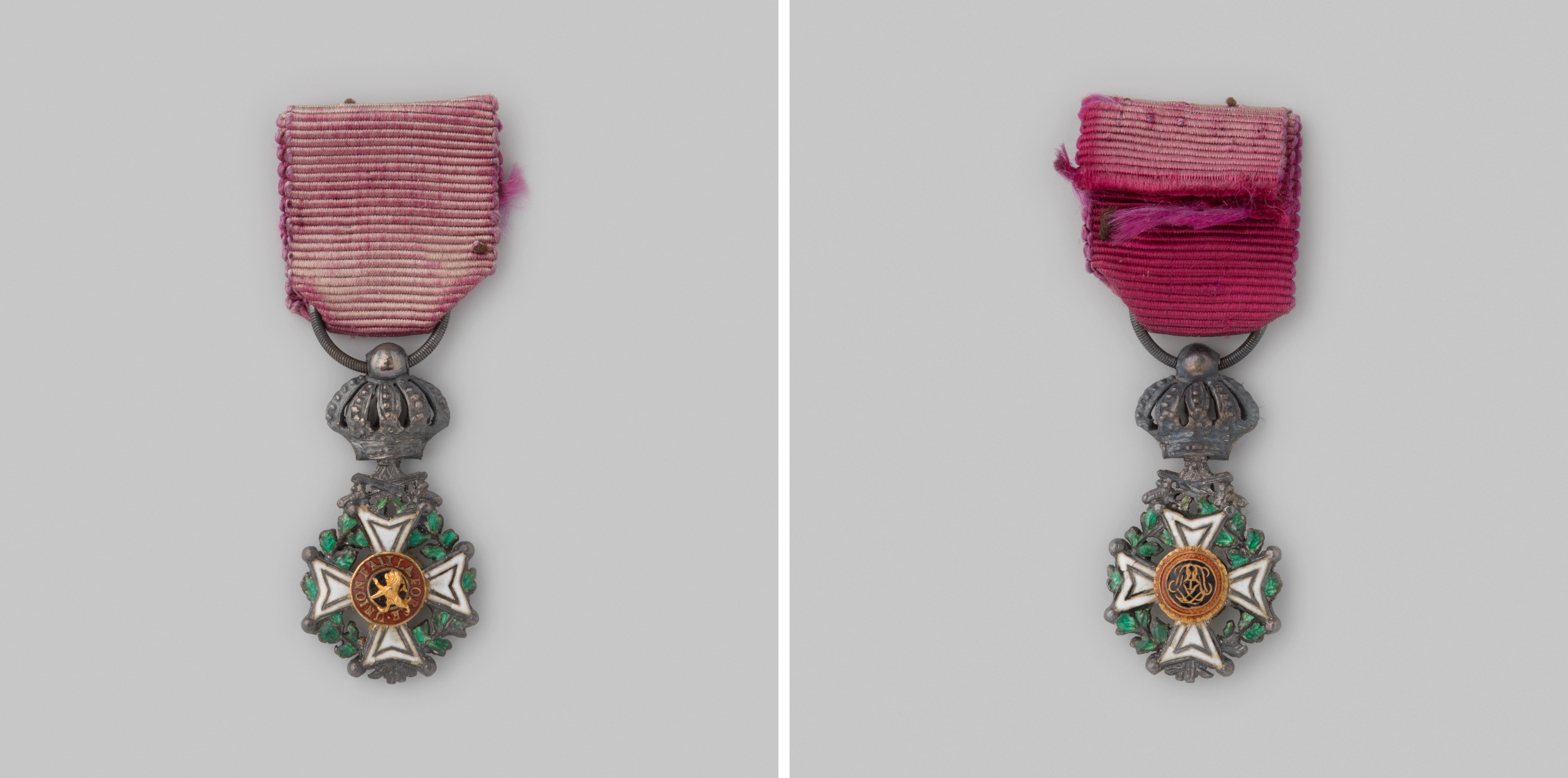 Ridderkruis van de Belgische Leopoldsorde, gedragen door Mr. W.K. van der Breggen, lid van de schuttersraad te Amsterdam