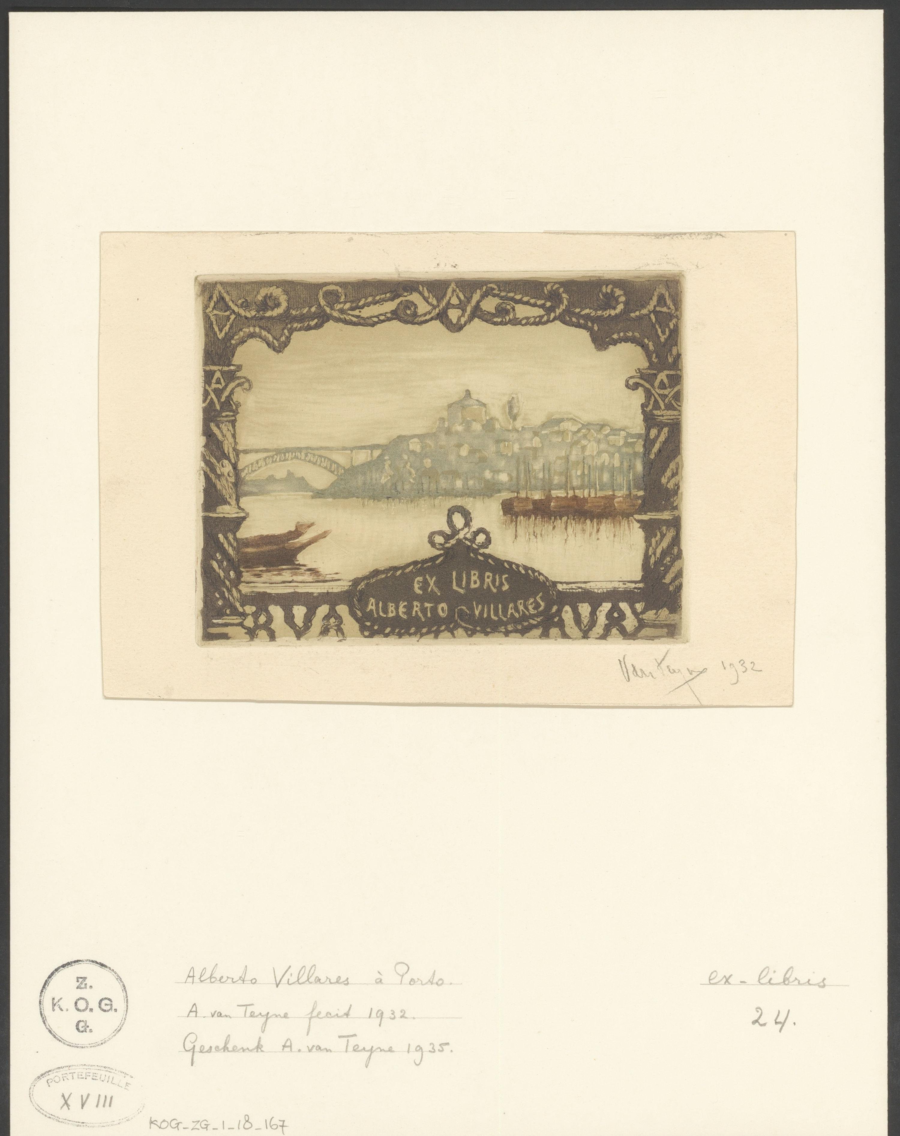 Ex libris van Alberto Villares