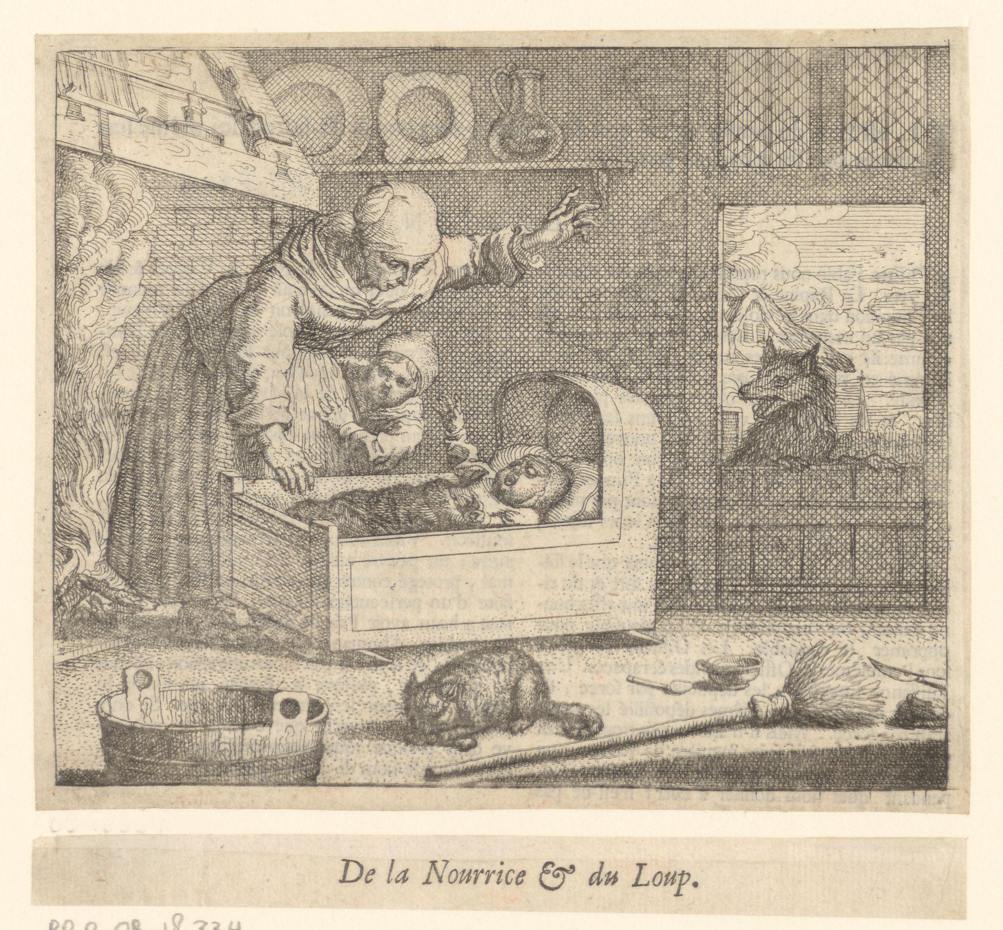 Fabel van de voedster en de wolf