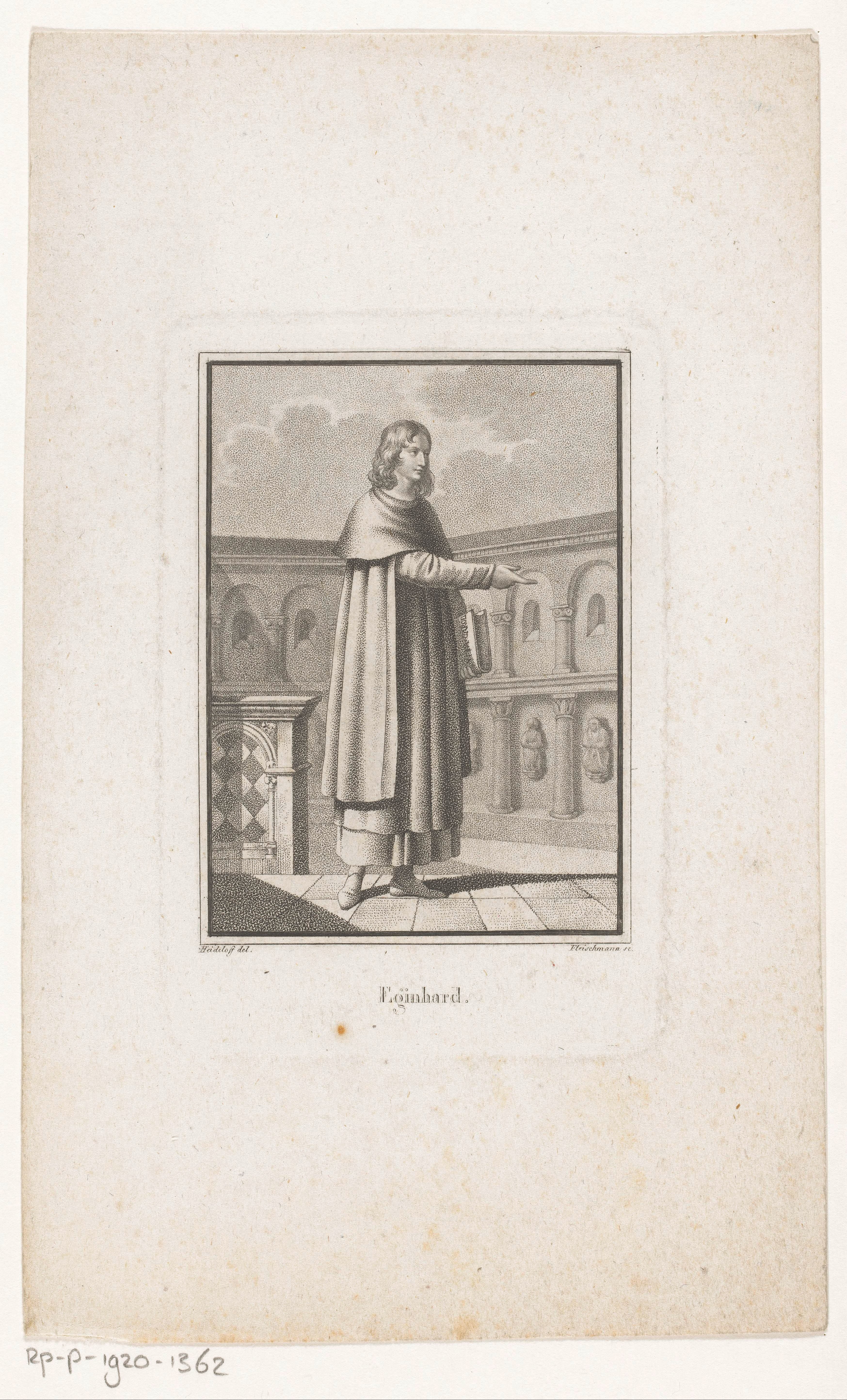 Portret van Eginhard